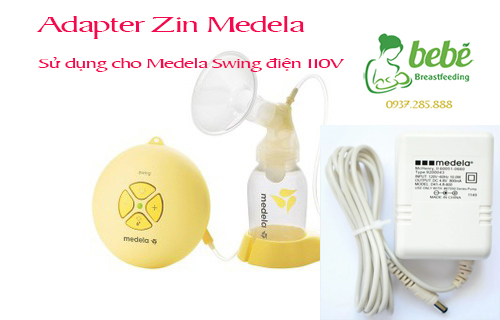 Adapter Medela Swing zin theo máy (110V)