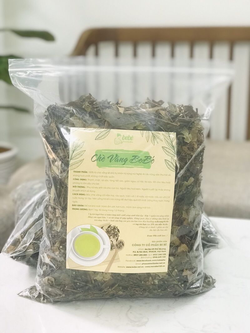 Bịch 1kg chè vằng Be Bé