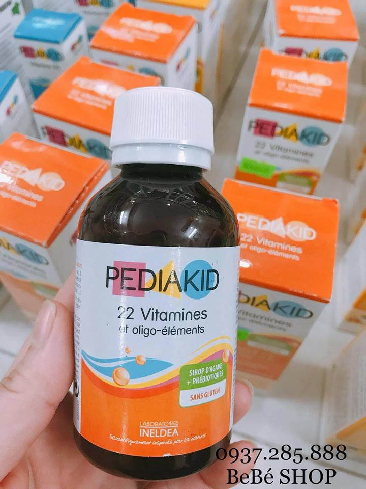 INELDEA - PEDIAKID . 22 Vitamines et oligo-éléments (125 ml)
