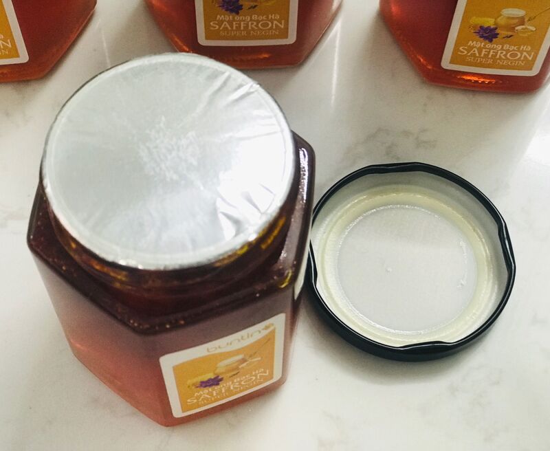 Chai mật ong Saffron Be Bé 180ml