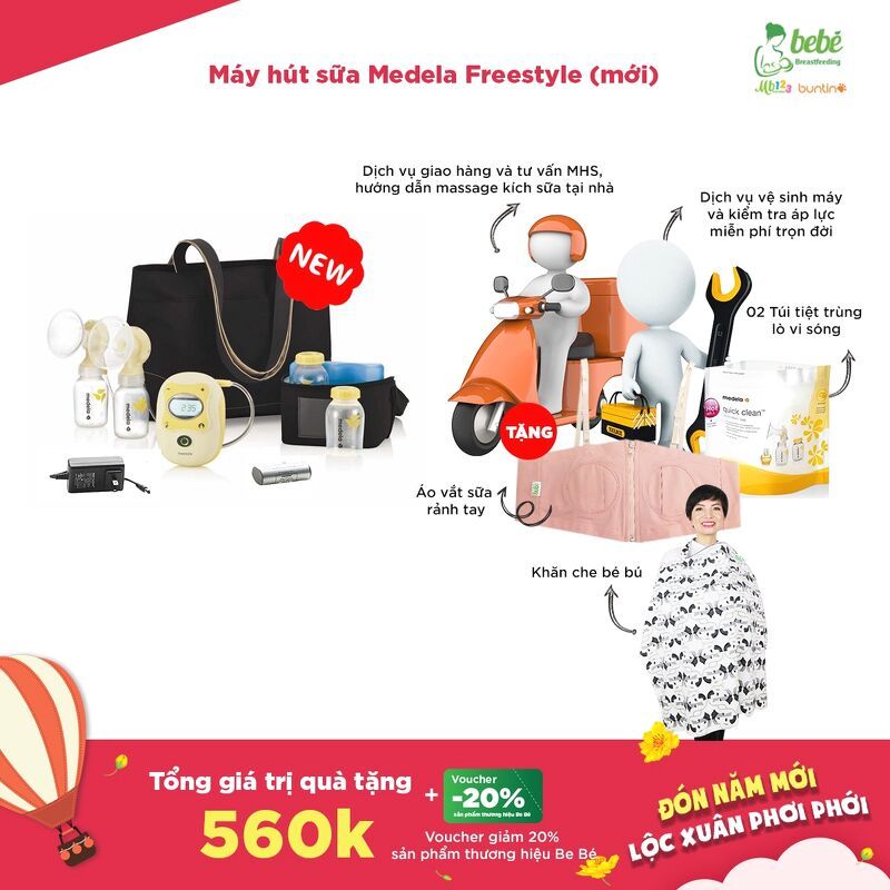 Máy hút sữa Medela Freestyle