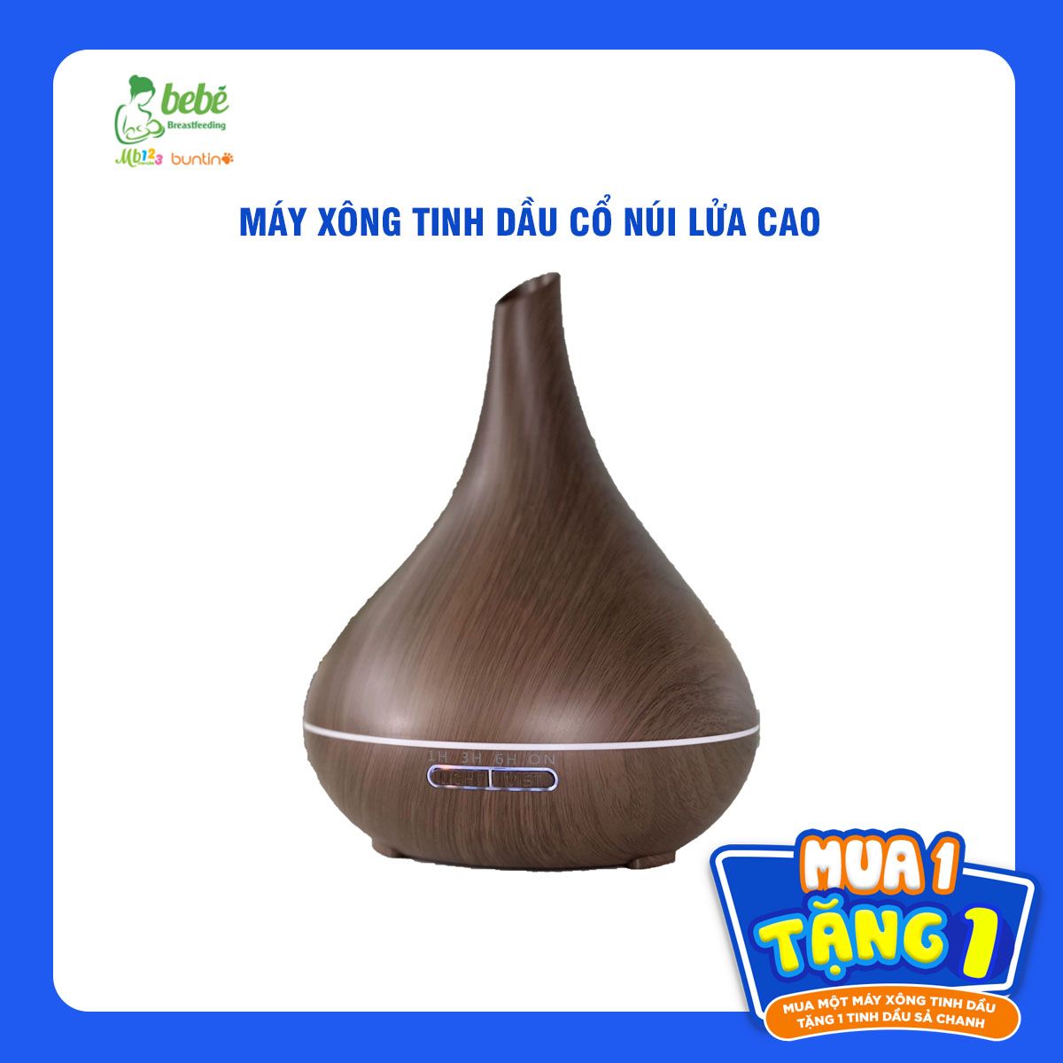 Máy xông tinh dầu hình bầu rượu 500ml