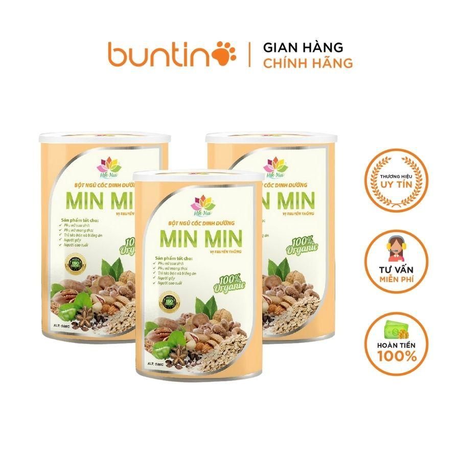 Bột Ngũ Cốc Dinh Dưỡng Min Min Vị Truyền Thống 500g