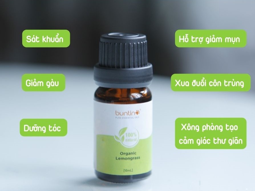 Tinh dầu sả chanh Buntino 10ML