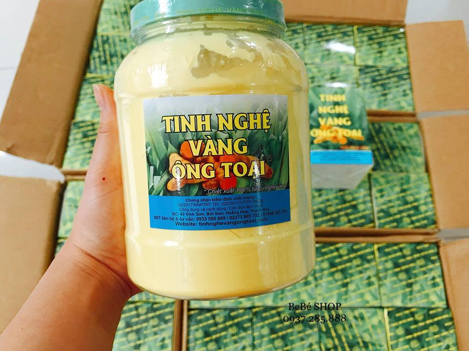 Hộp Tinh nghệ Ông Toại 500gr