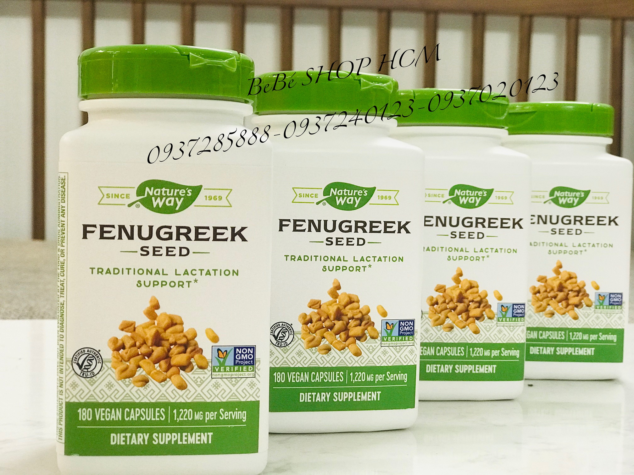 Viên uống lợi sữa Fenugreek 180 viên( B02)