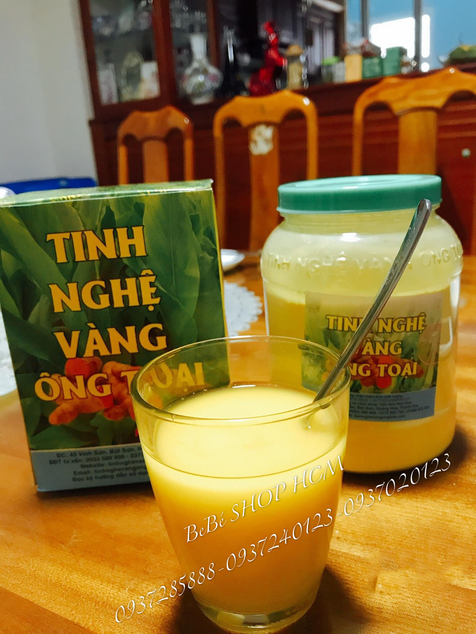 Hộp Tinh nghệ Ông Toại 500gr