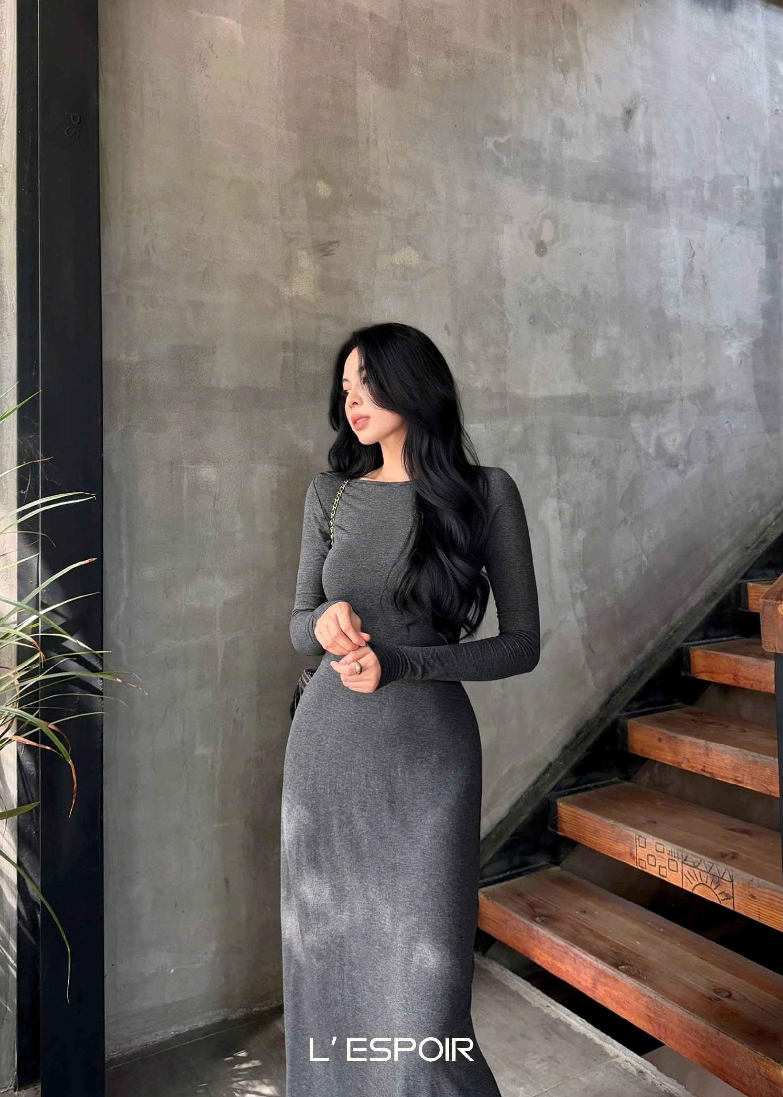 LP.001345 Xám Đậm