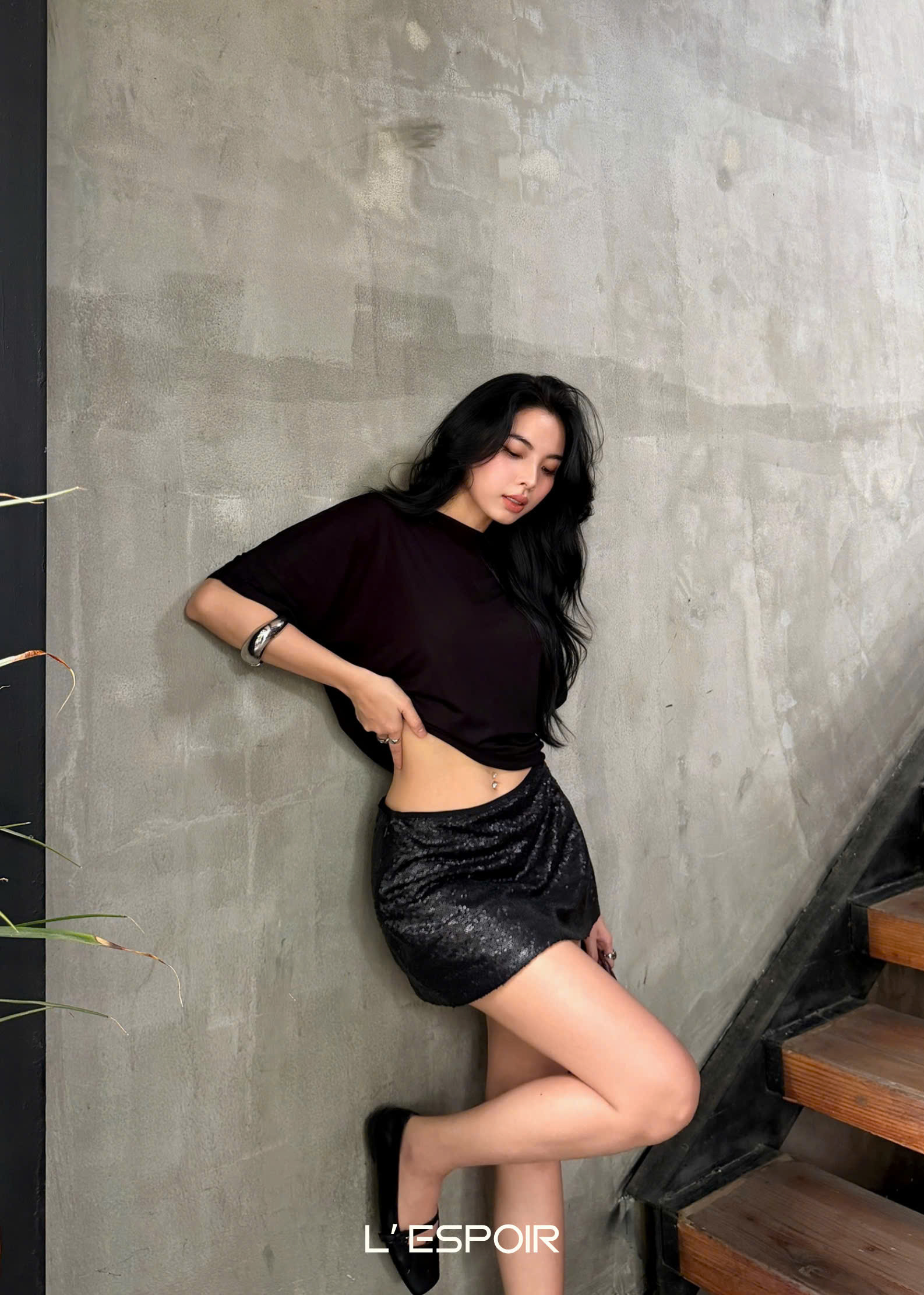 LP.001420 Đen mờ (Váy)