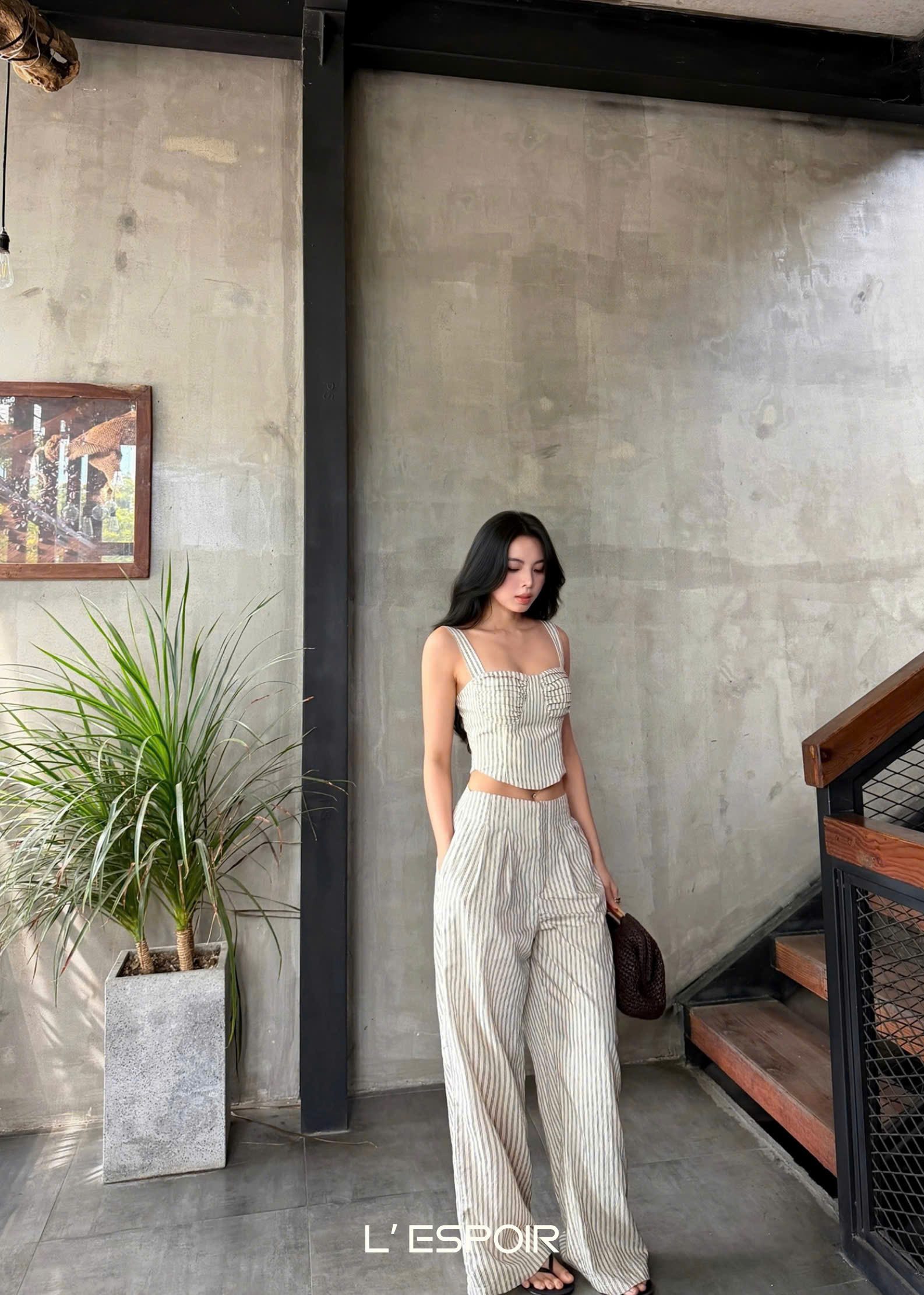 LP.001691 Sọc Kem (Áo)