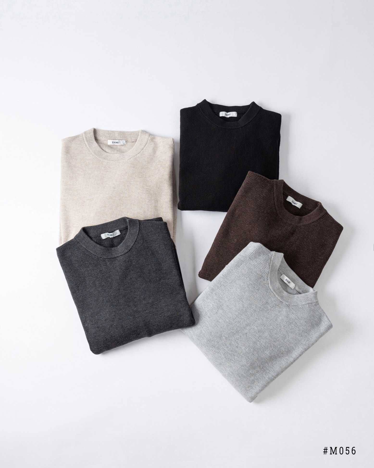 Áo len trơn unisex DNST M056