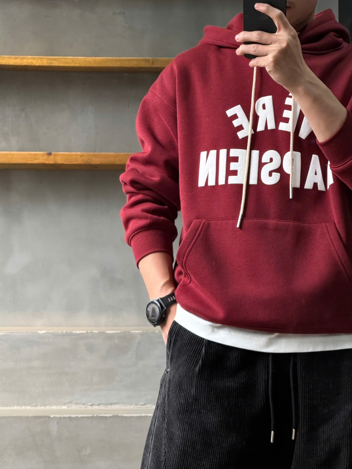 Áo hoodie lót lông VERE DNST 86070