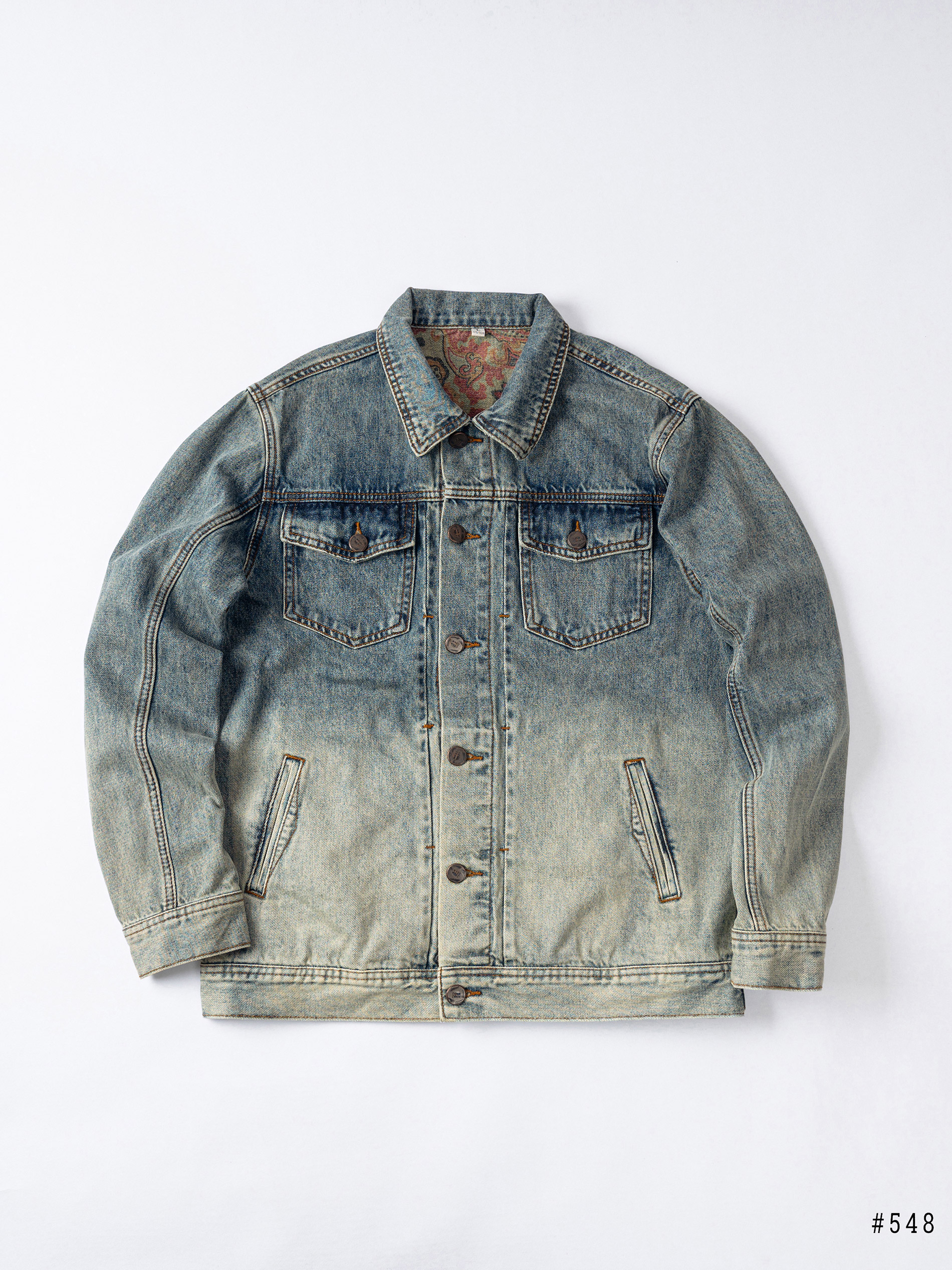 Áo khoác bò xanh bạc DNST 548