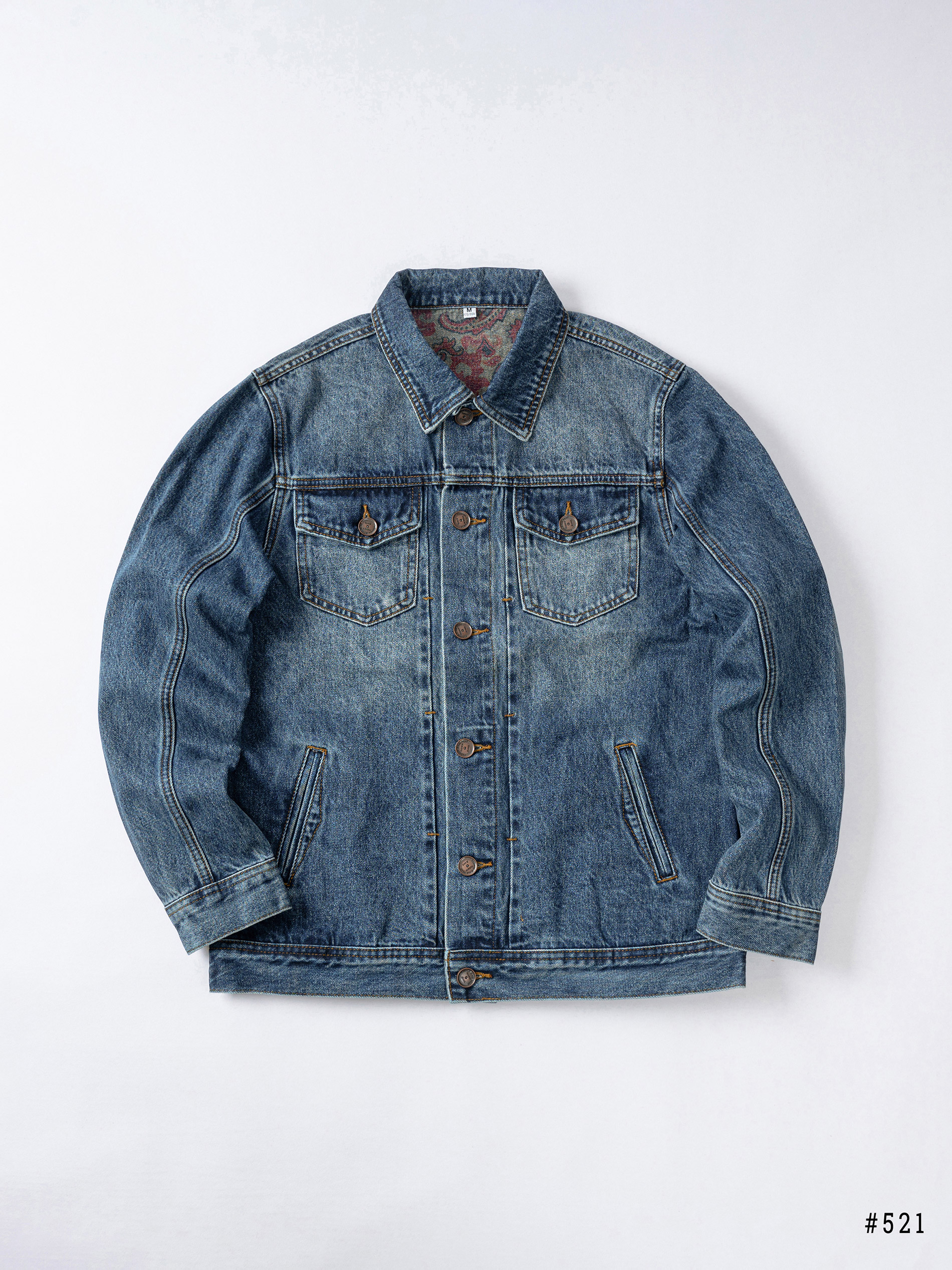 Áo khoác bò xanh đậm DNST 521