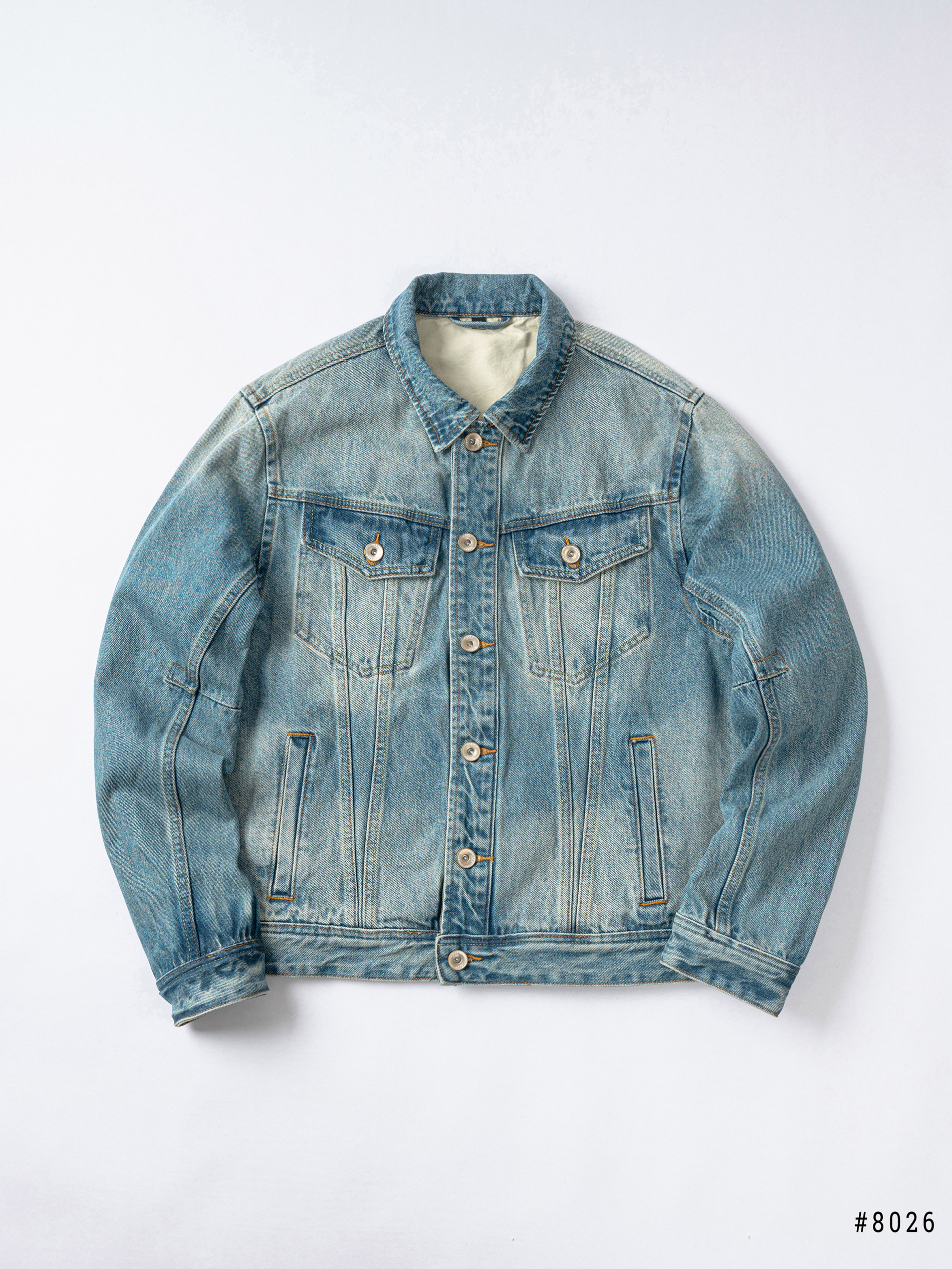 Áo khoác bò xanh nhạt DNST 8026