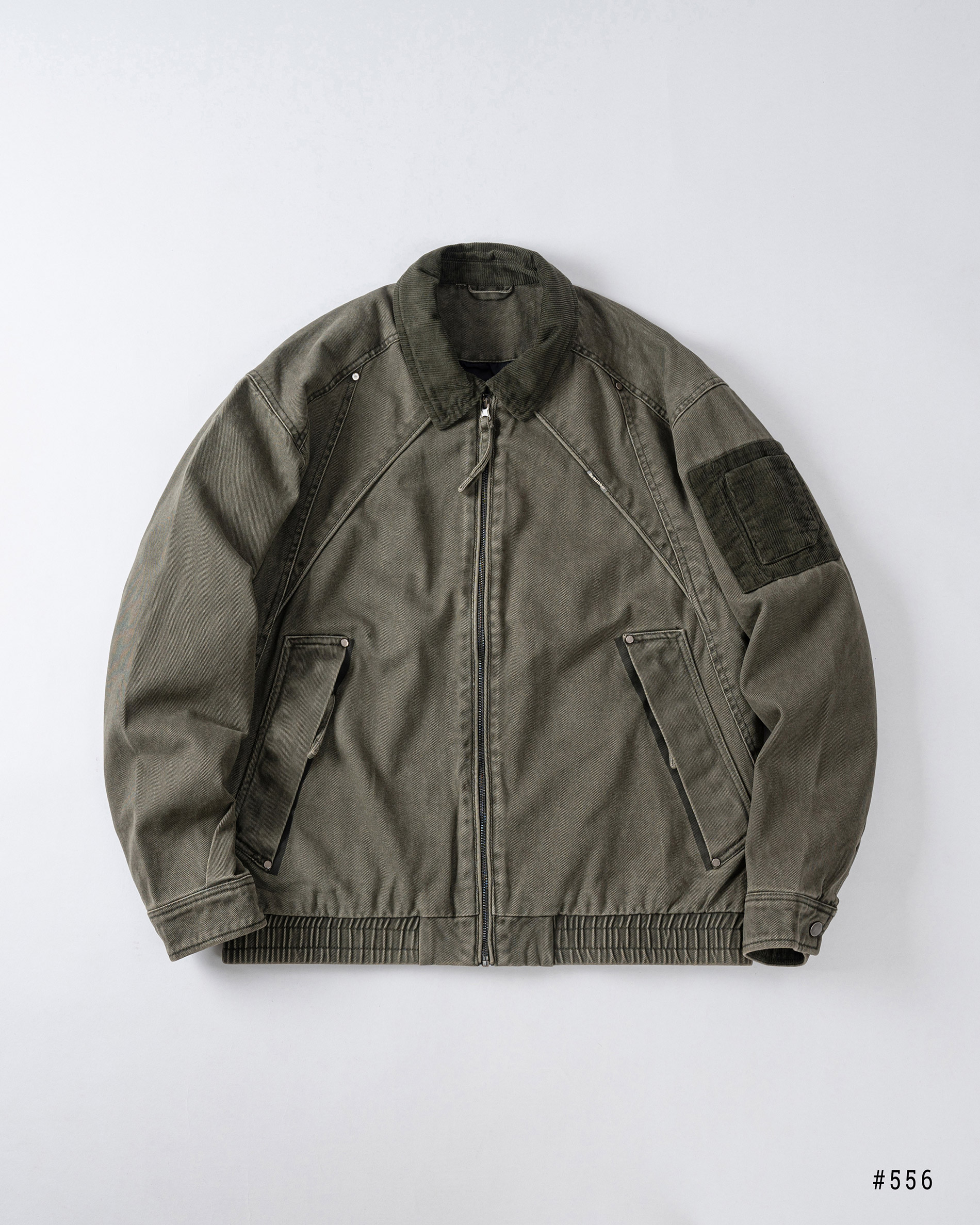 Áo khoác denim cổ nhung Reme DNST 556