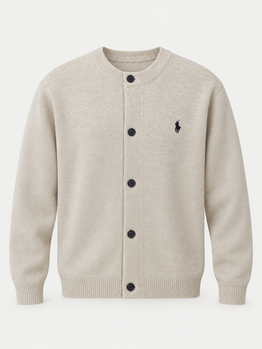 Áo len cardigan cổ tròn ngựa DNST 1091