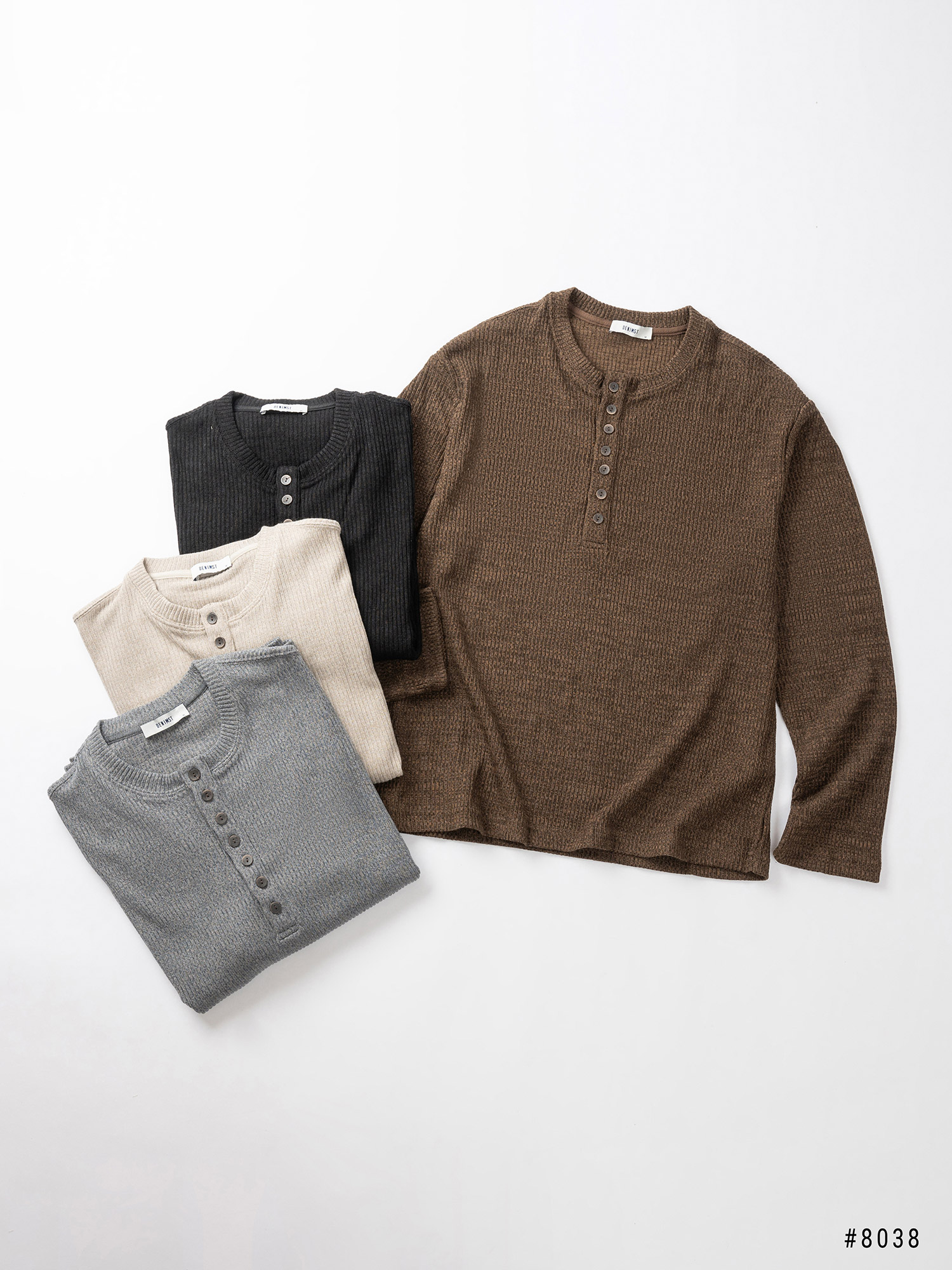 Áo len mongtoghi henley DNST 8038