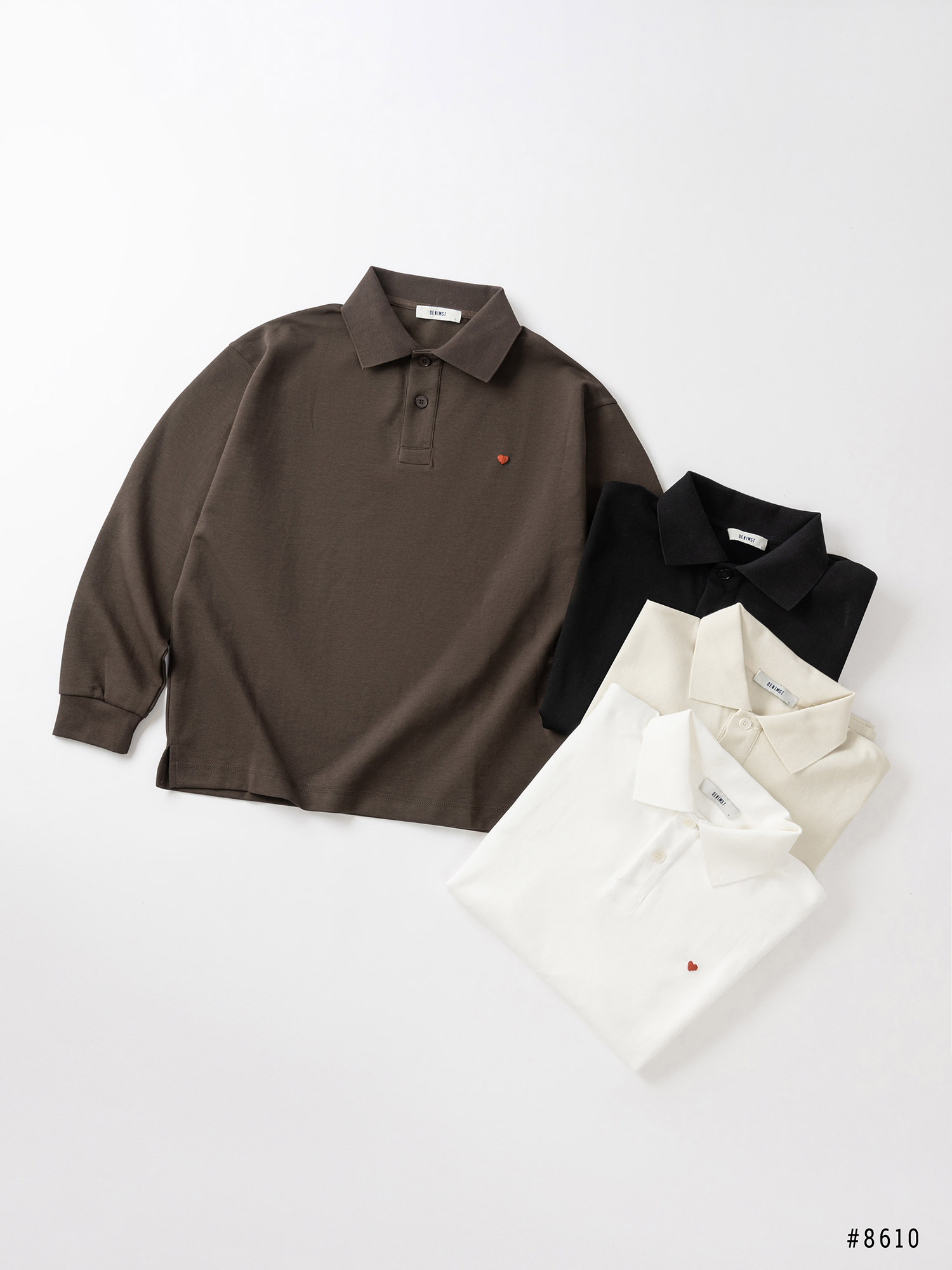 Áo polo dài tay Tim DNST 8610