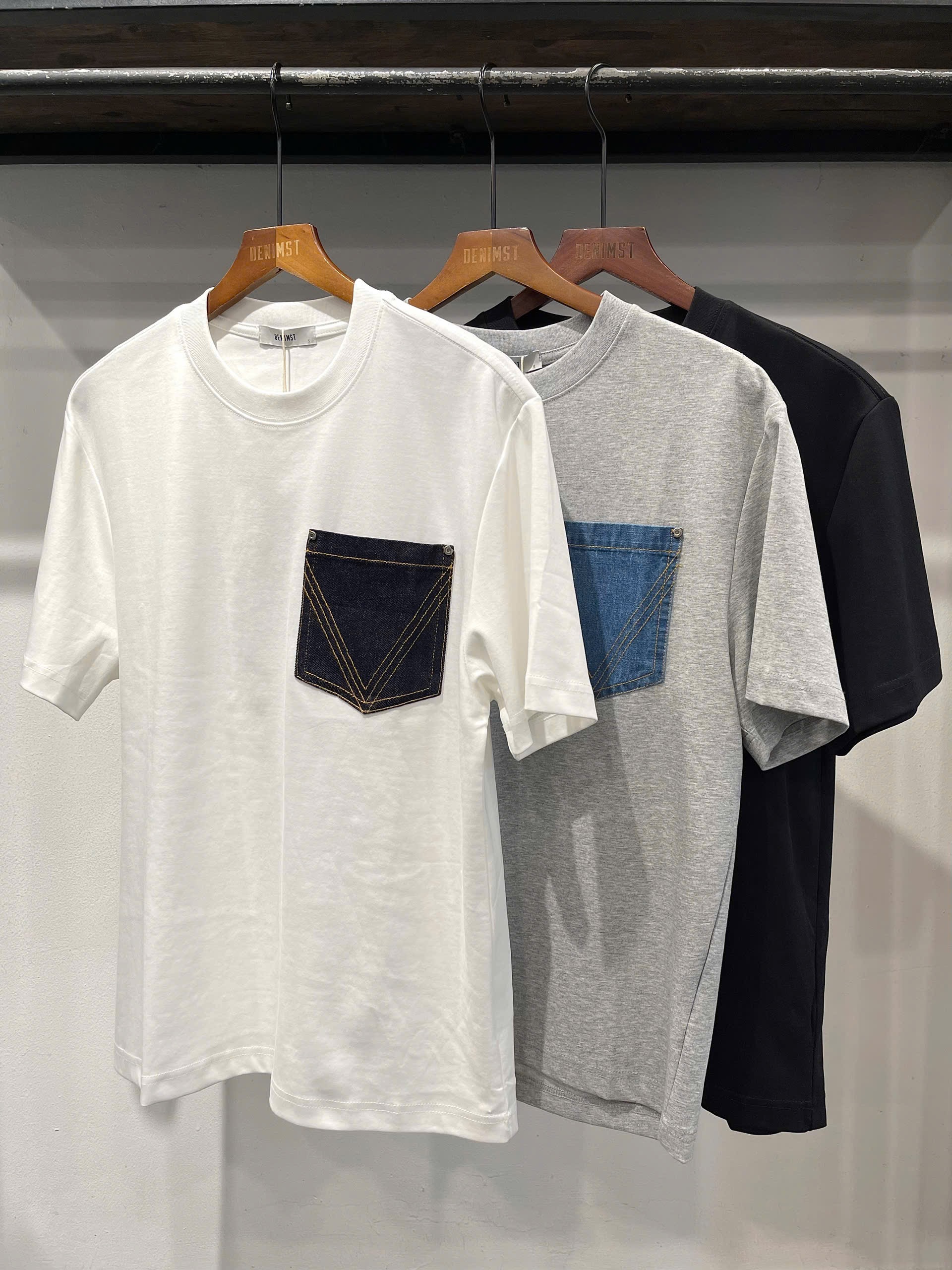 Áo thun túi denim DNST 9129