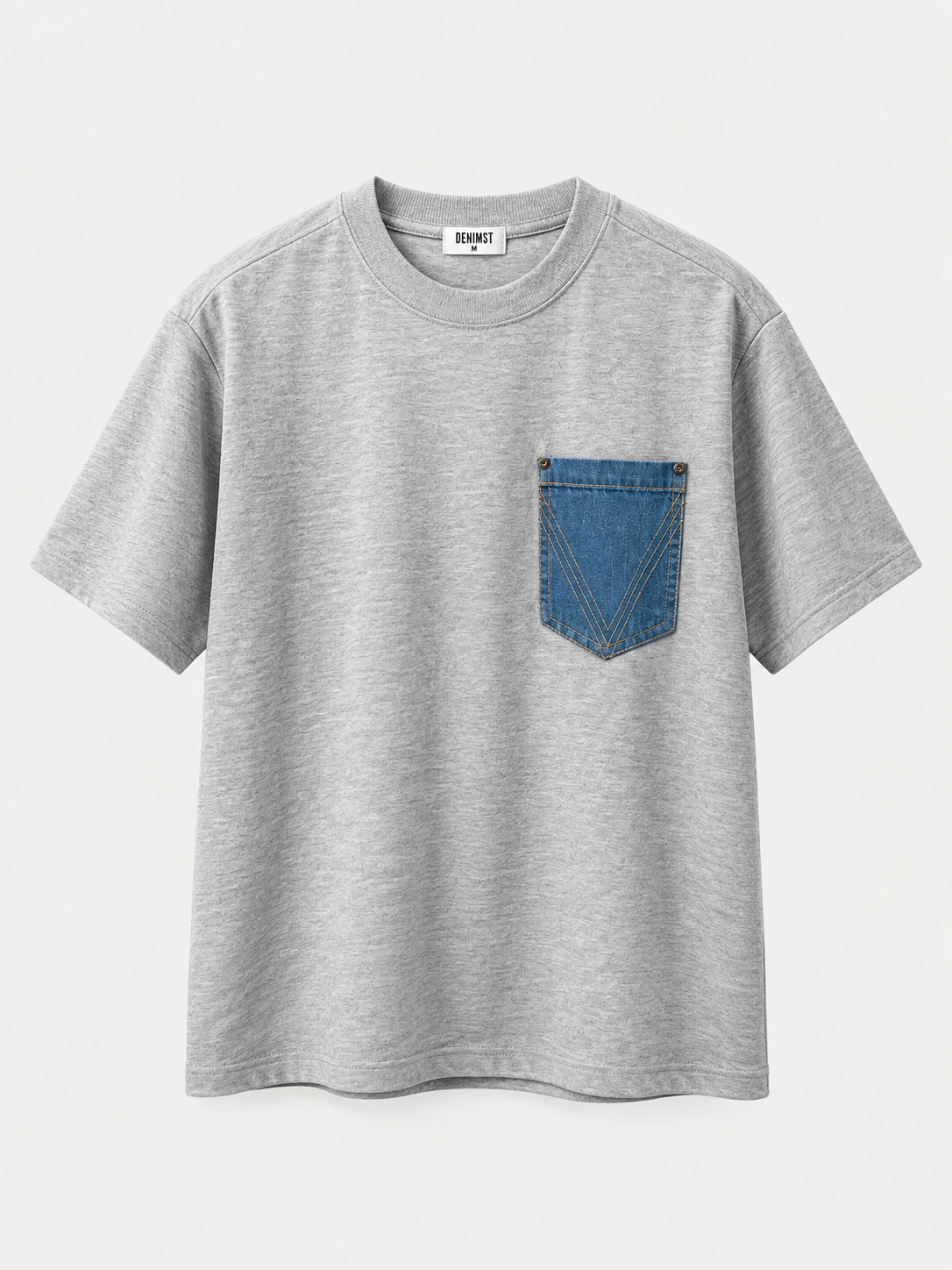 Áo thun túi denim DNST 9129