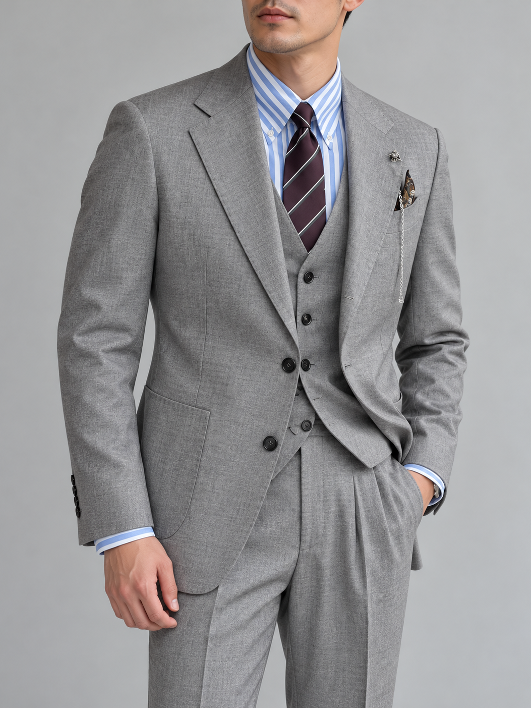 Áo vest cotton mix lông cừu cao cấp A8003