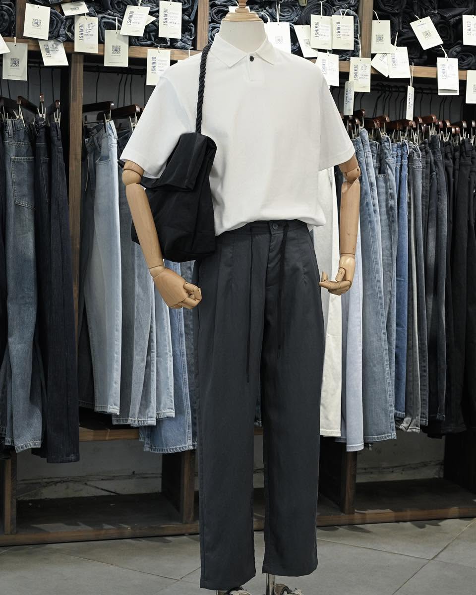 Quần baggy Tencel DNST 875