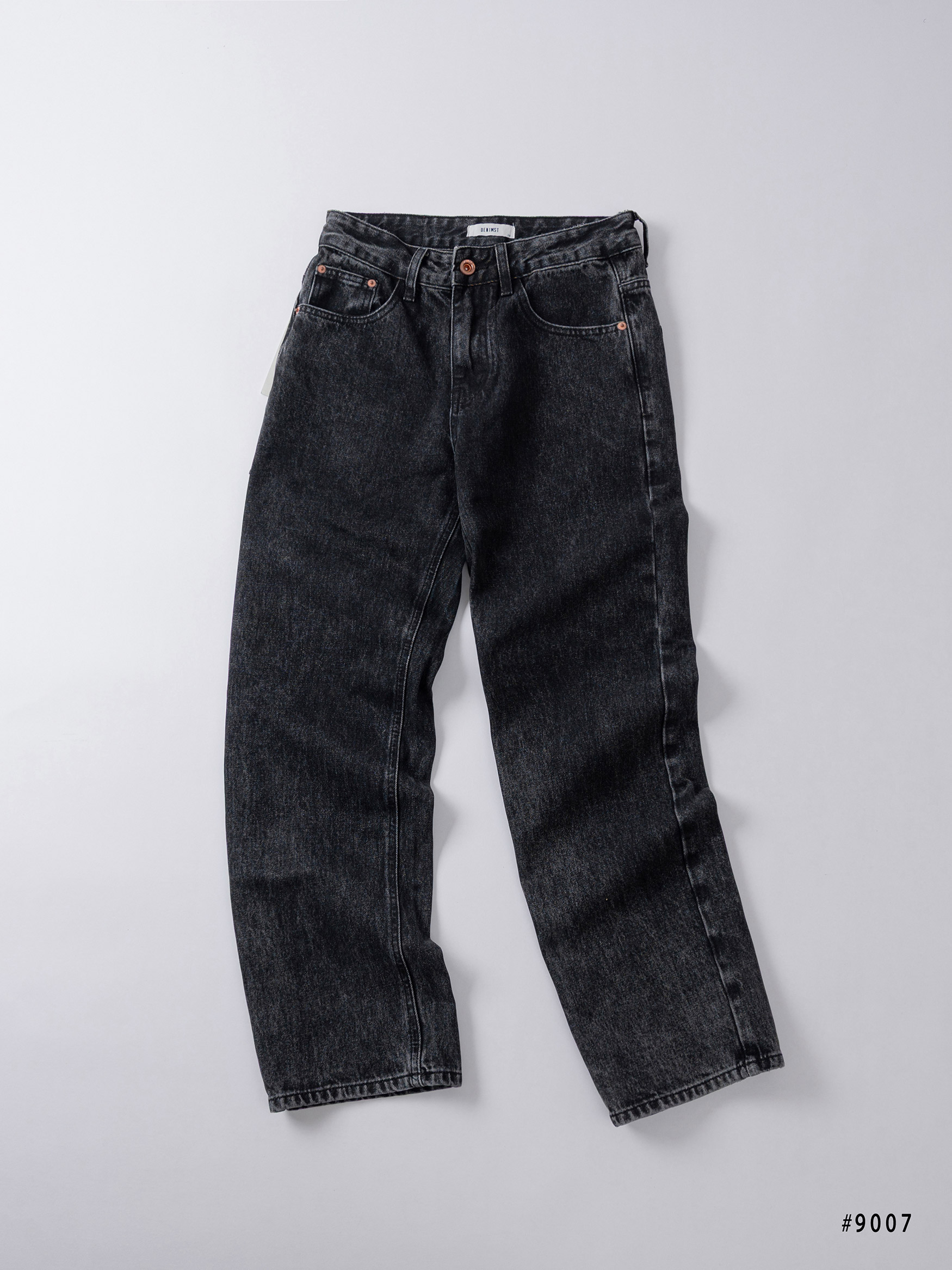 Quần jeans smart xám trơn DNST 9007