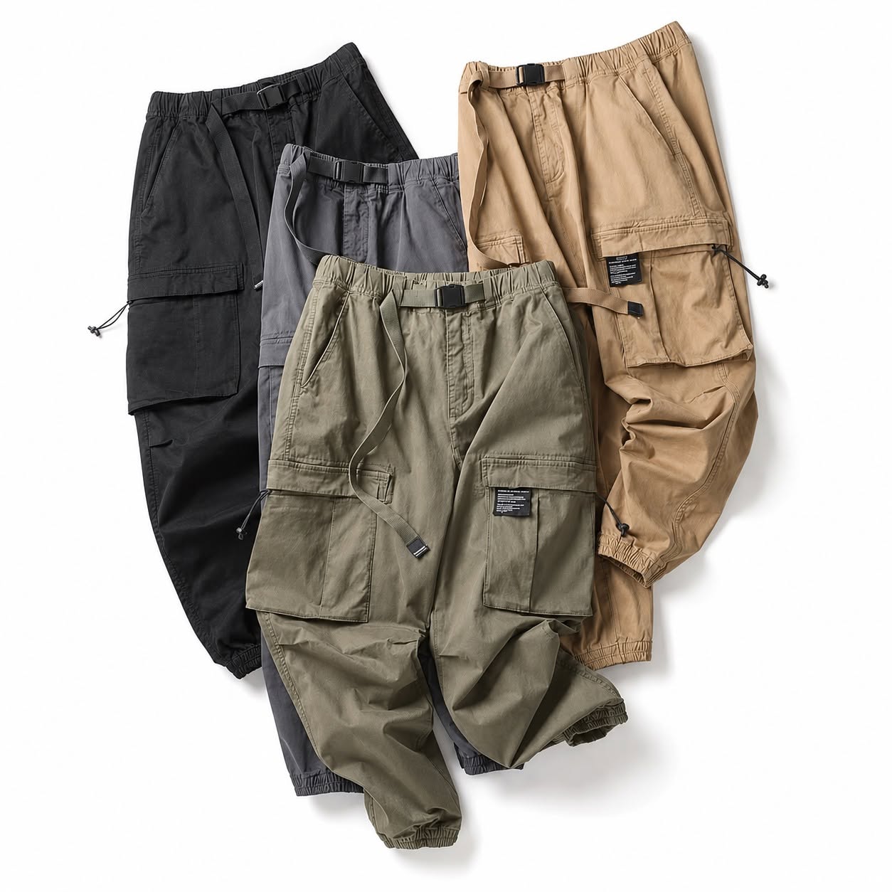 Quần jogger kaki túi hộp TIDE DNST 1802