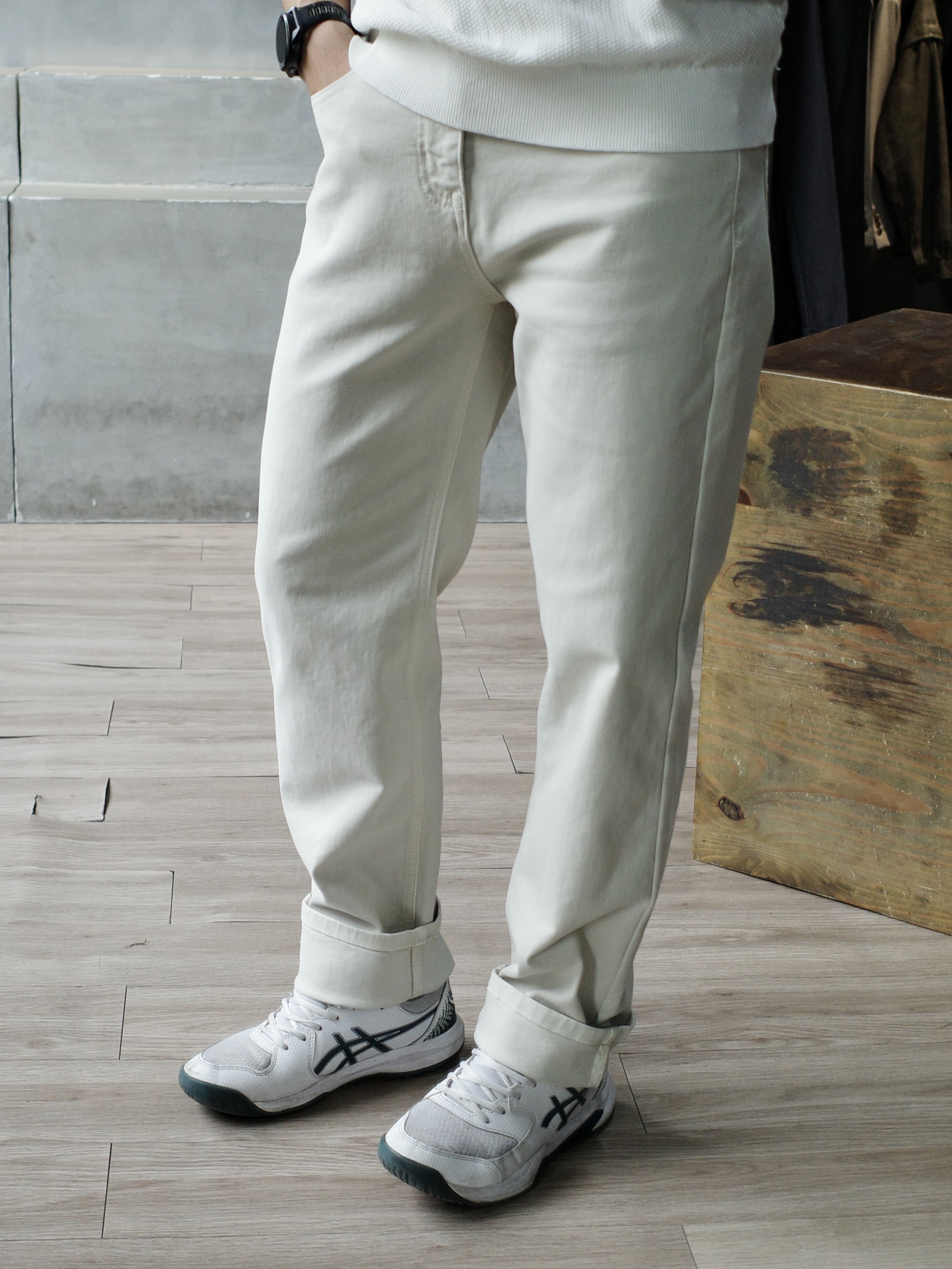 Quần kaki jean trơn straight DNST 2108