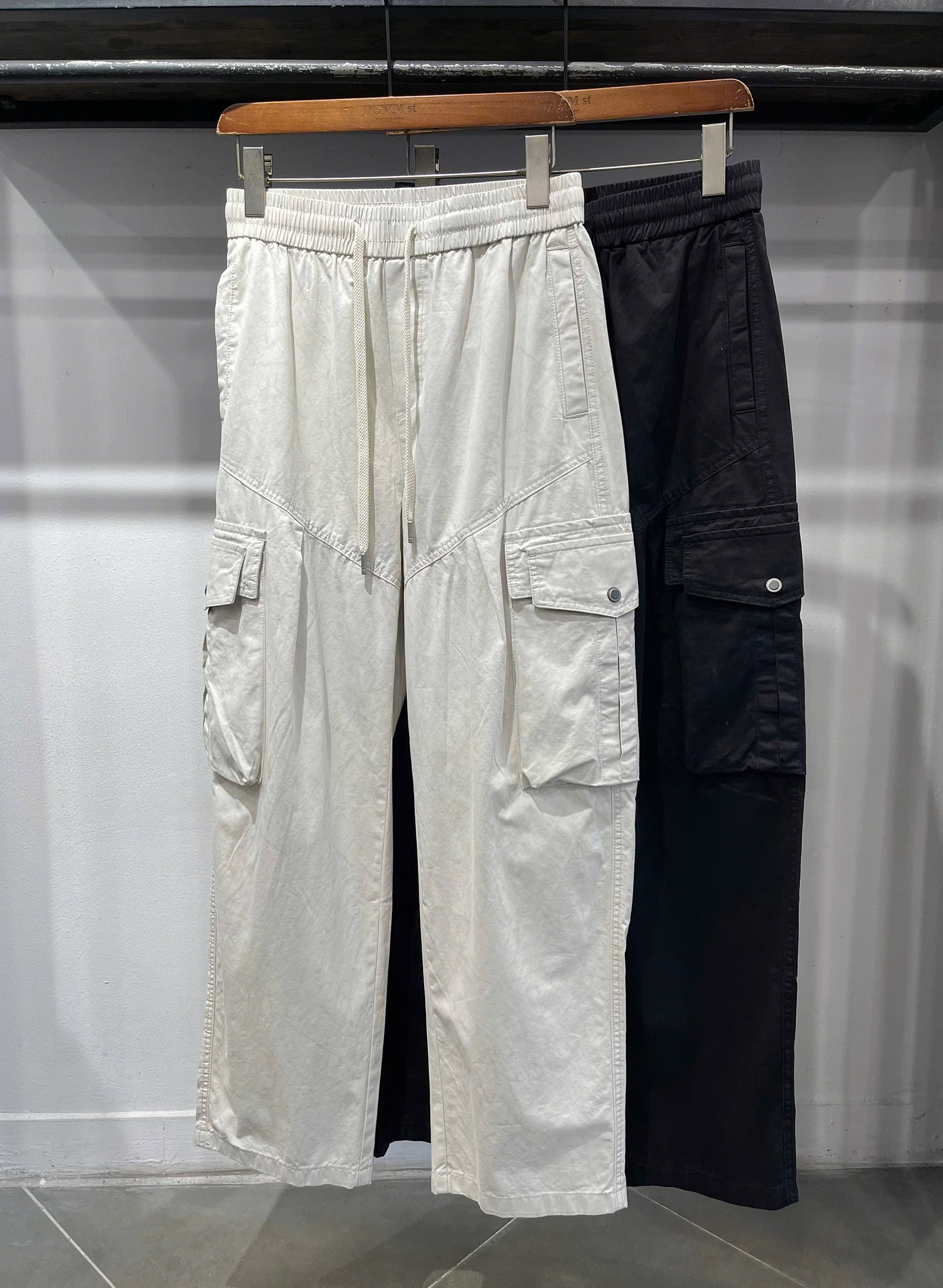 Quần kaki suông loang túi hộp DNST 6068