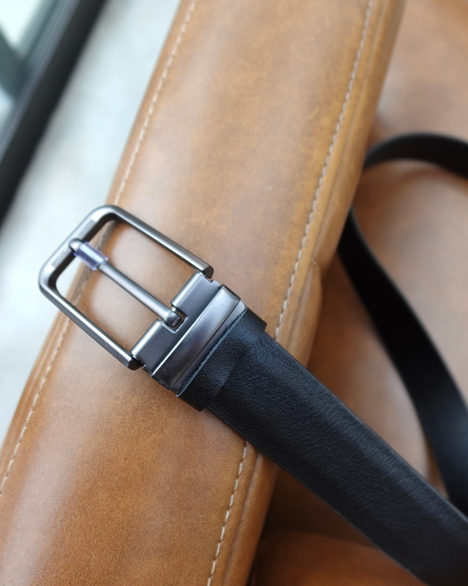 Thắt lưng da bò ko viền DNST 395