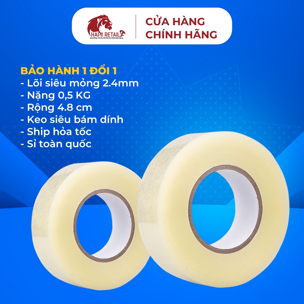 Băng dính 0.5Kg Lõi nhựa hapii.jpg