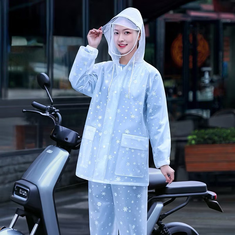 [100] Áo Mưa Bộ Bông Tuyết