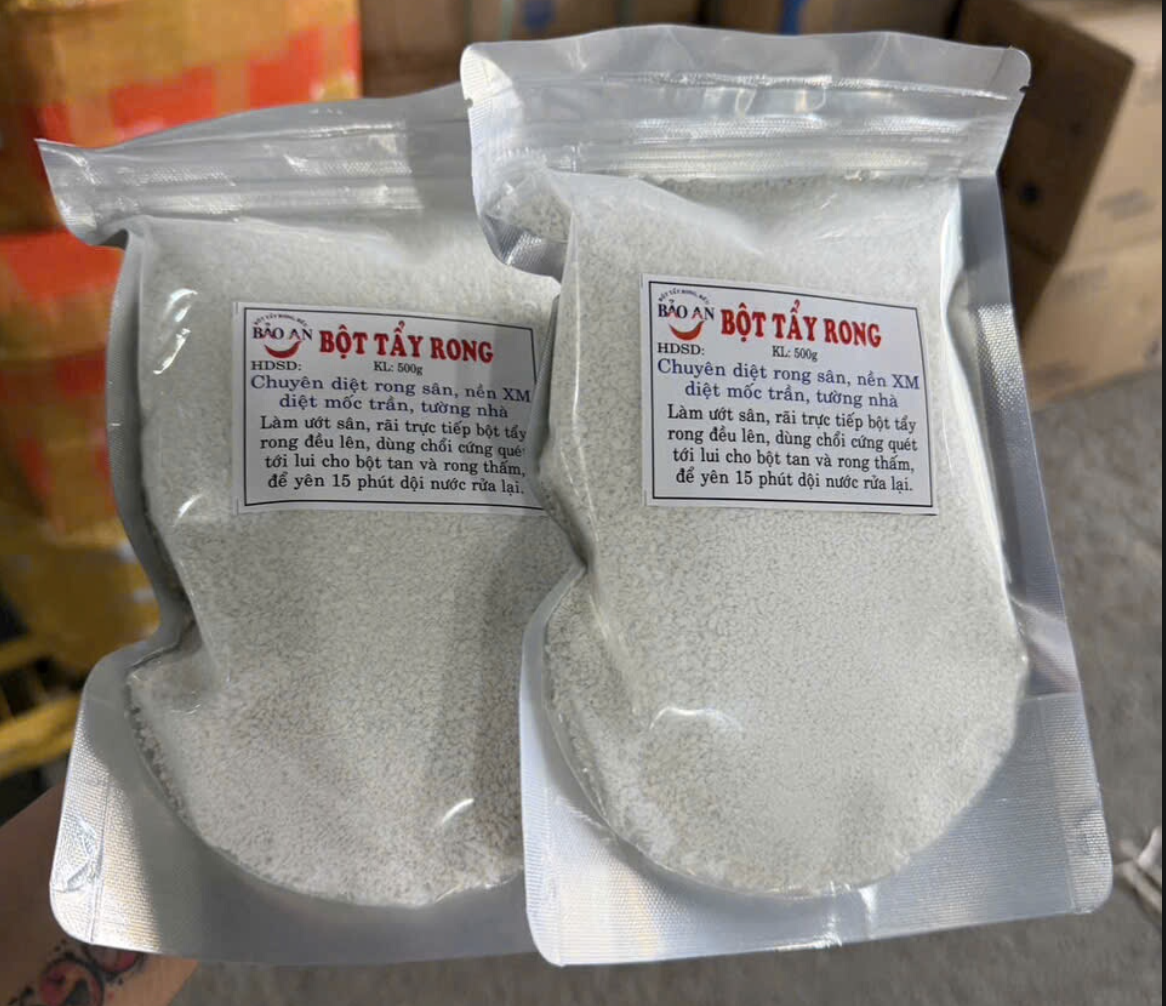 [100] Bột Tẩy Rong Rêu Bảo An 500g
