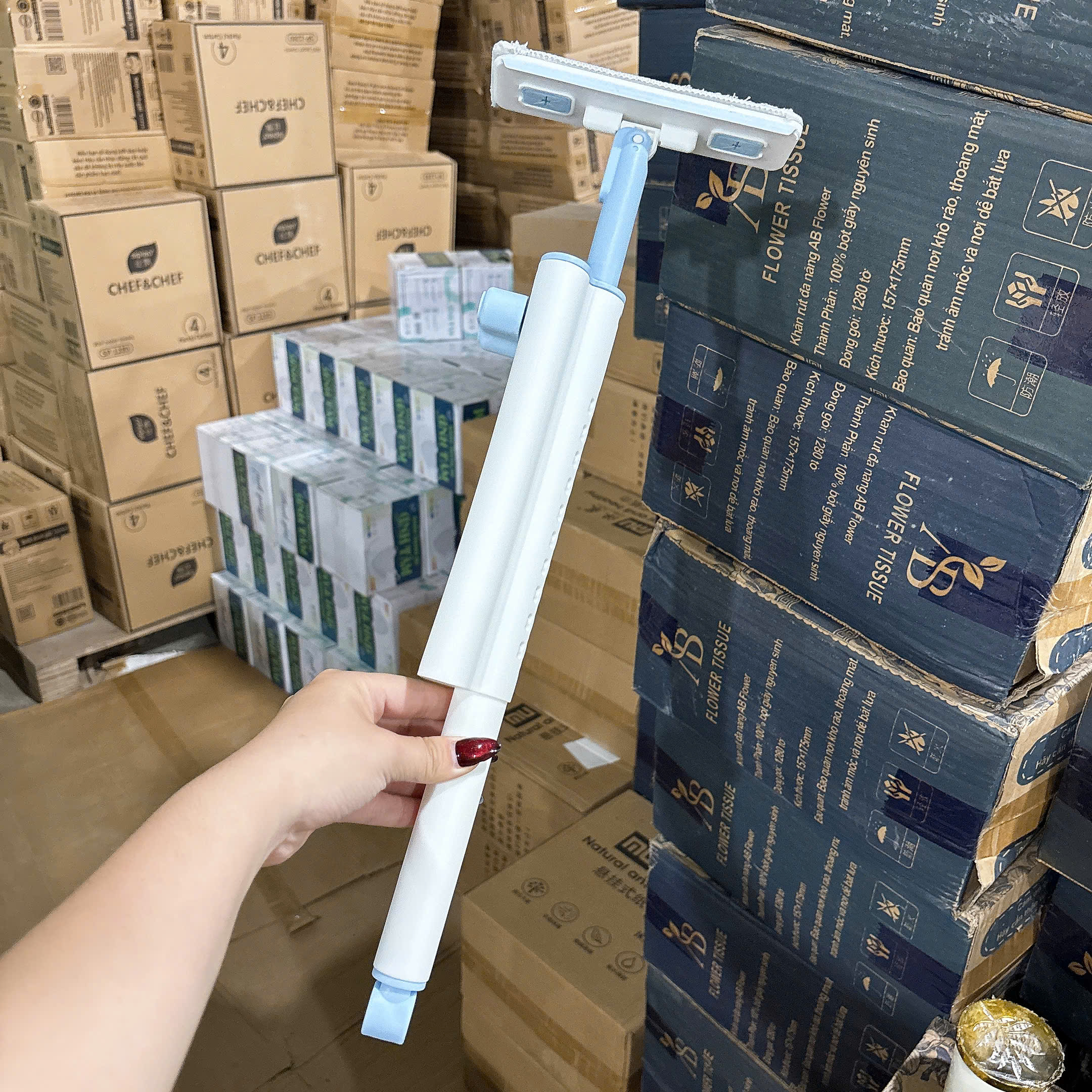 [100] Cây Lau Tự Vắt Mini Beto M-17(3bông)*