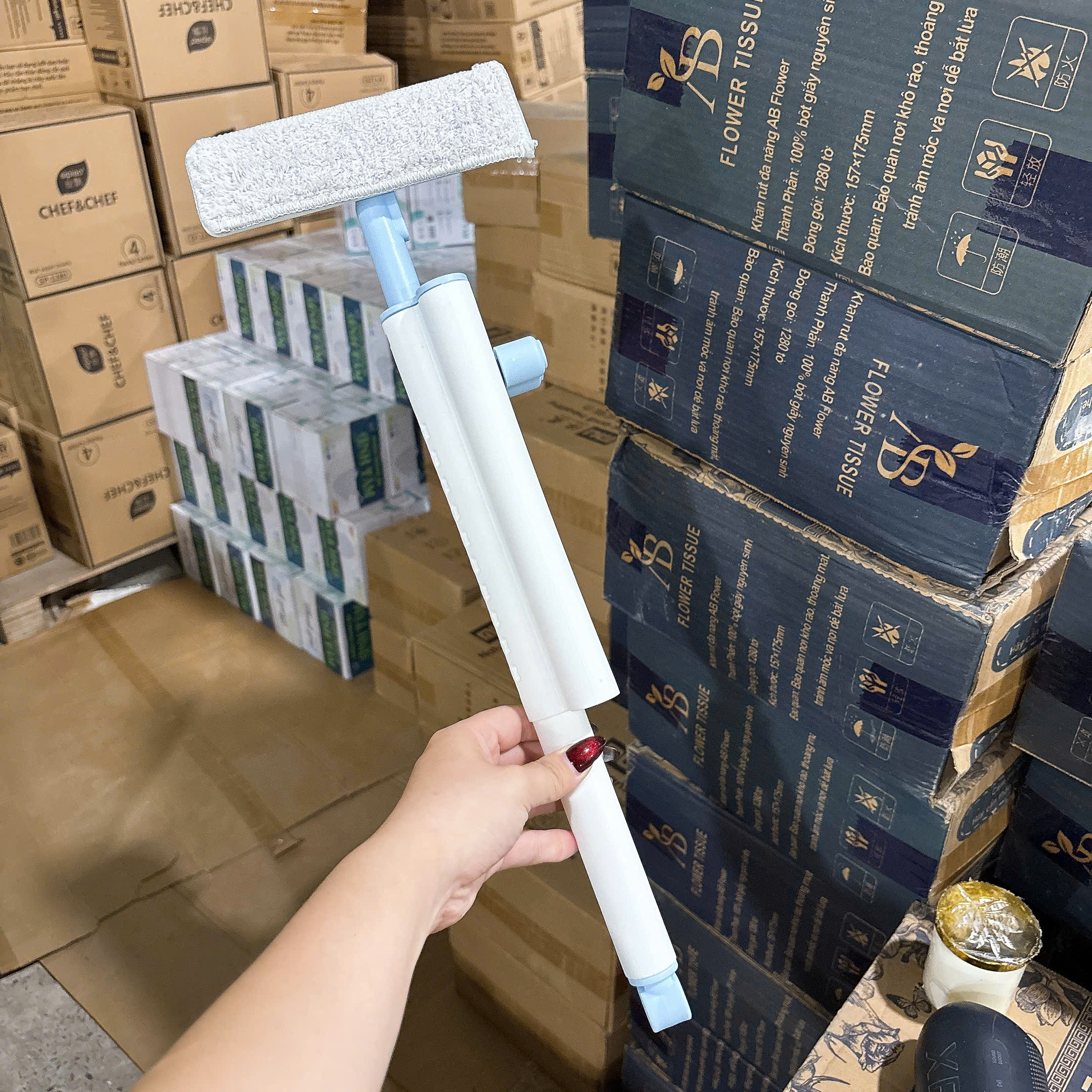 [100] Cây Lau Tự Vắt Mini Beto M-17(3bông)*