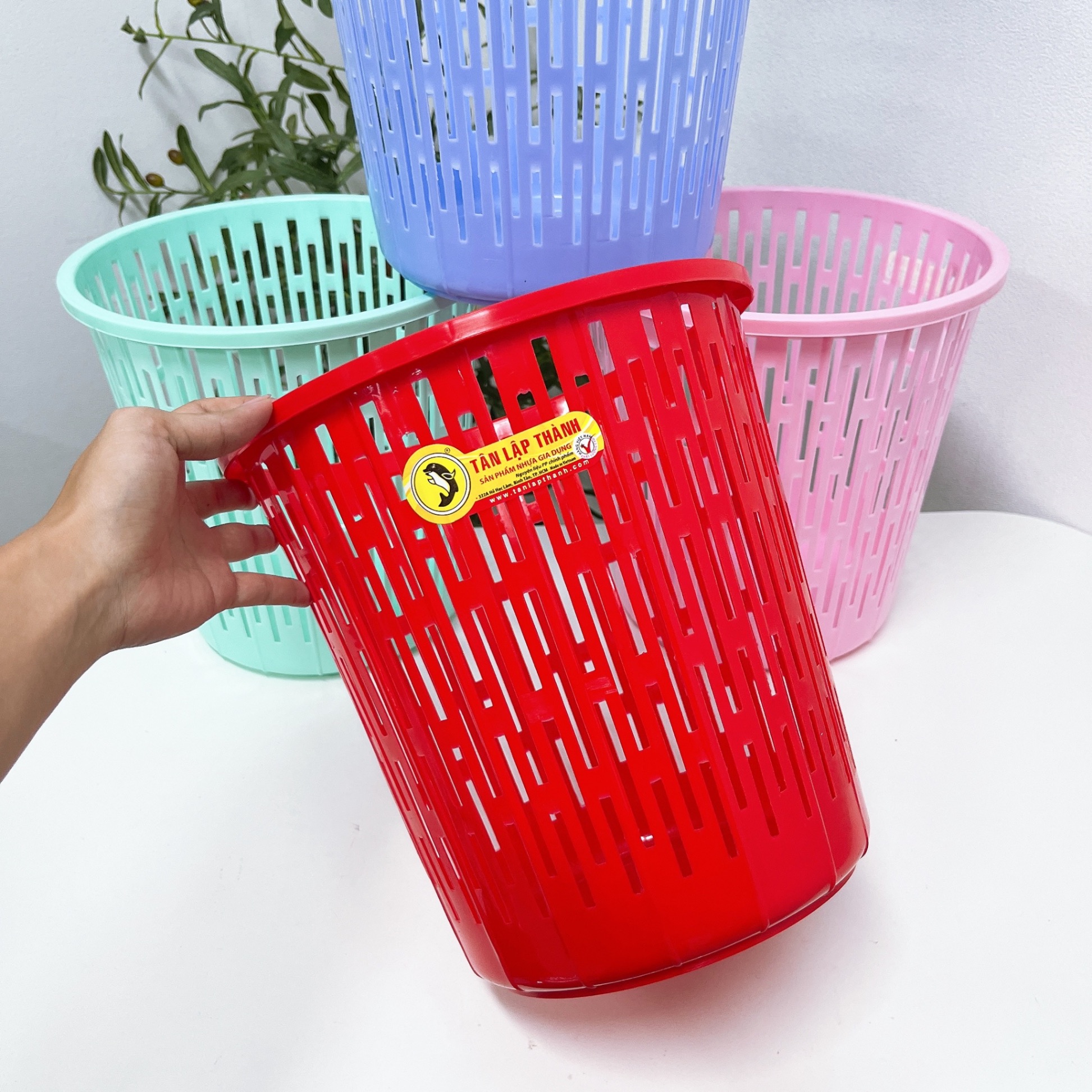 [100] Giỏ Rác Tròn 90709
