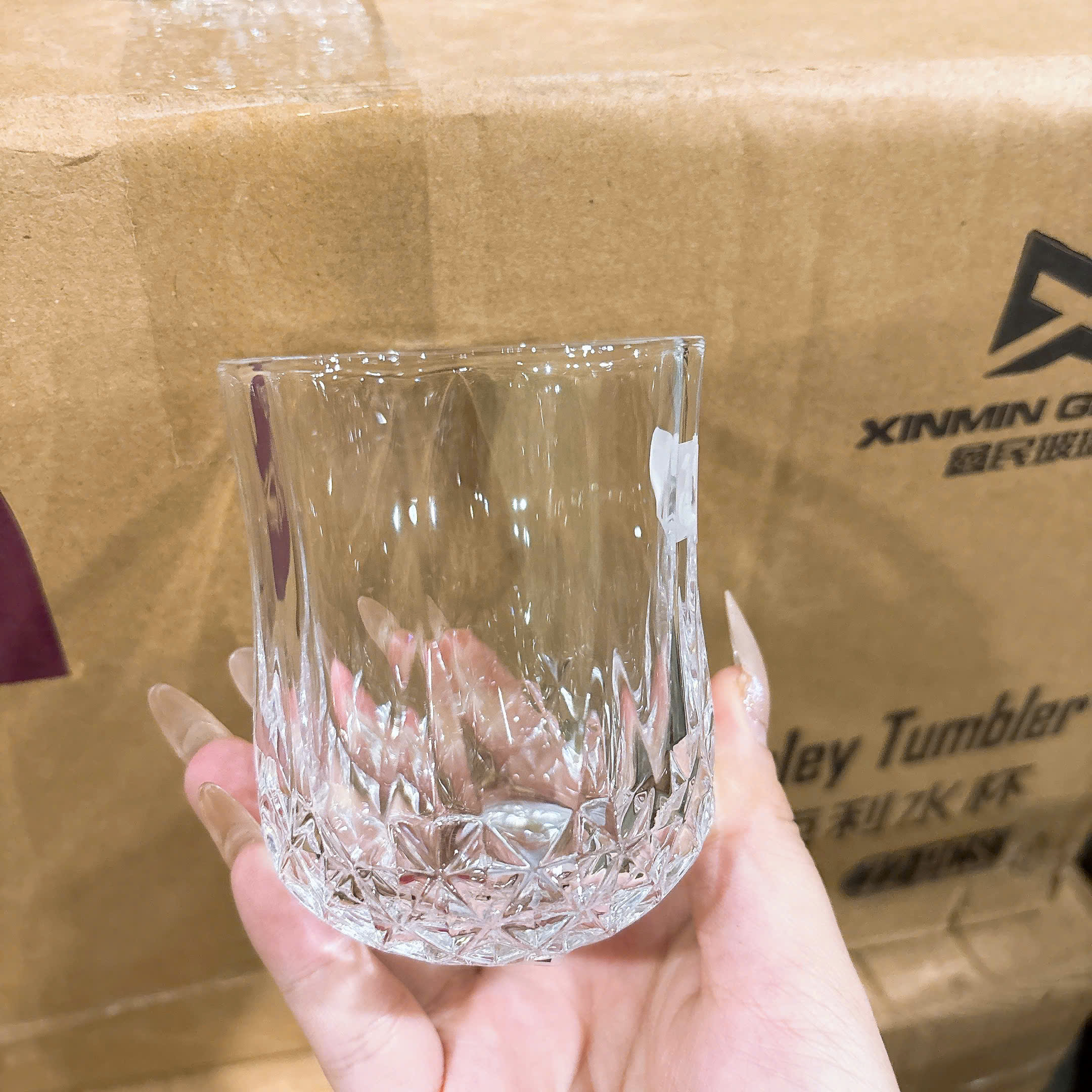 [12] Bộ 6 Ly Kim Cương 225ml 066A