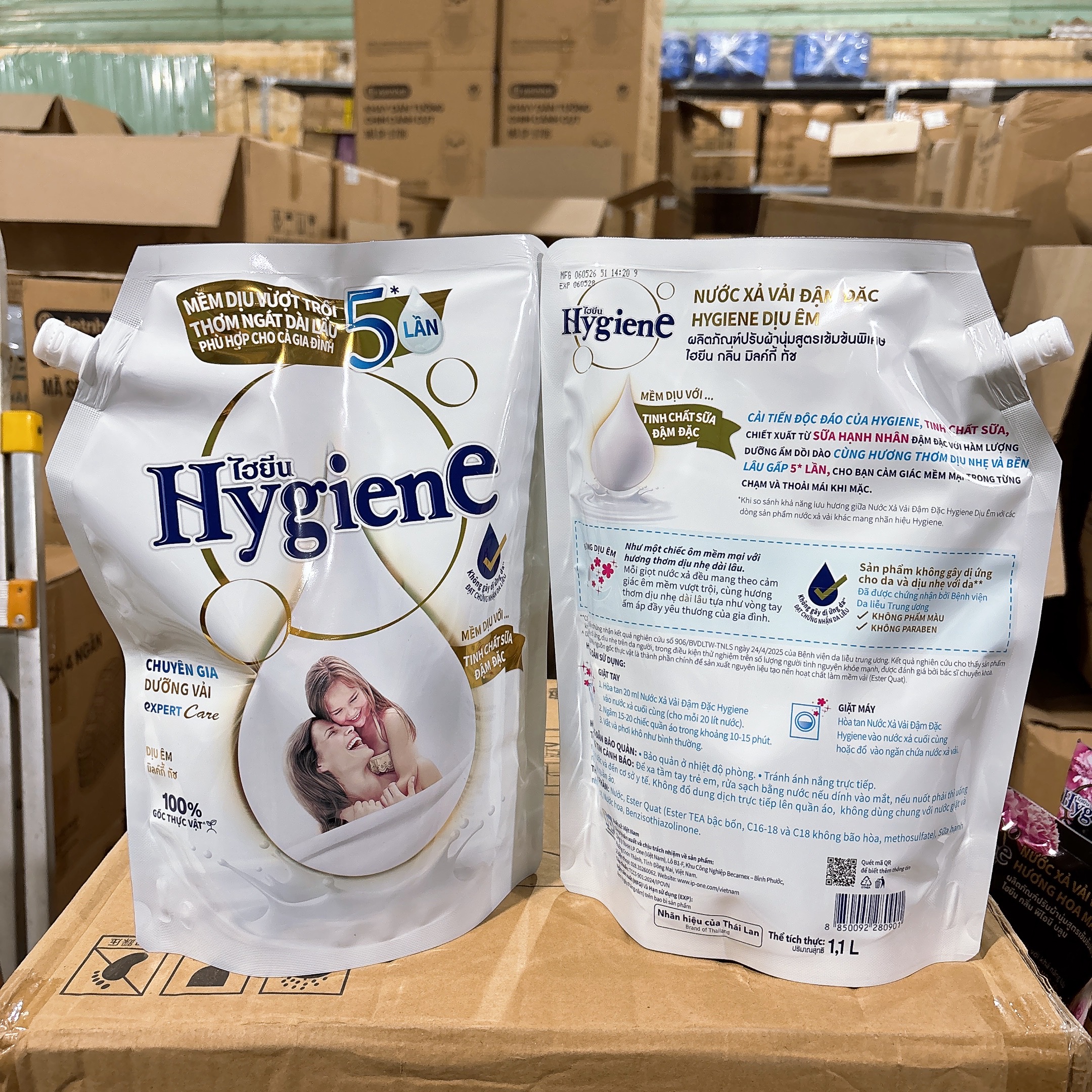 [12] Nước Xả Vải HYGIENE TRẮNG