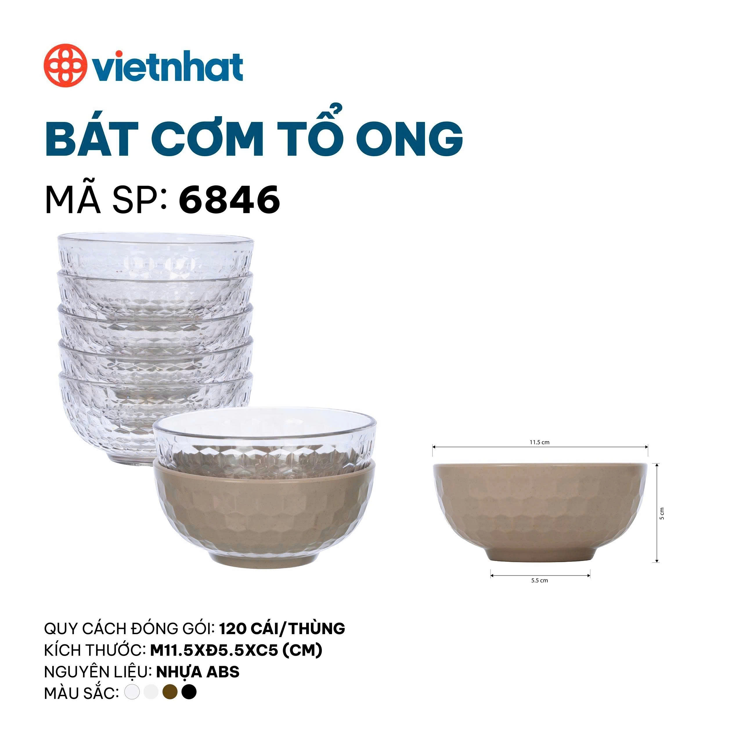 [120] Bát Cơm Tổ Ong 6846