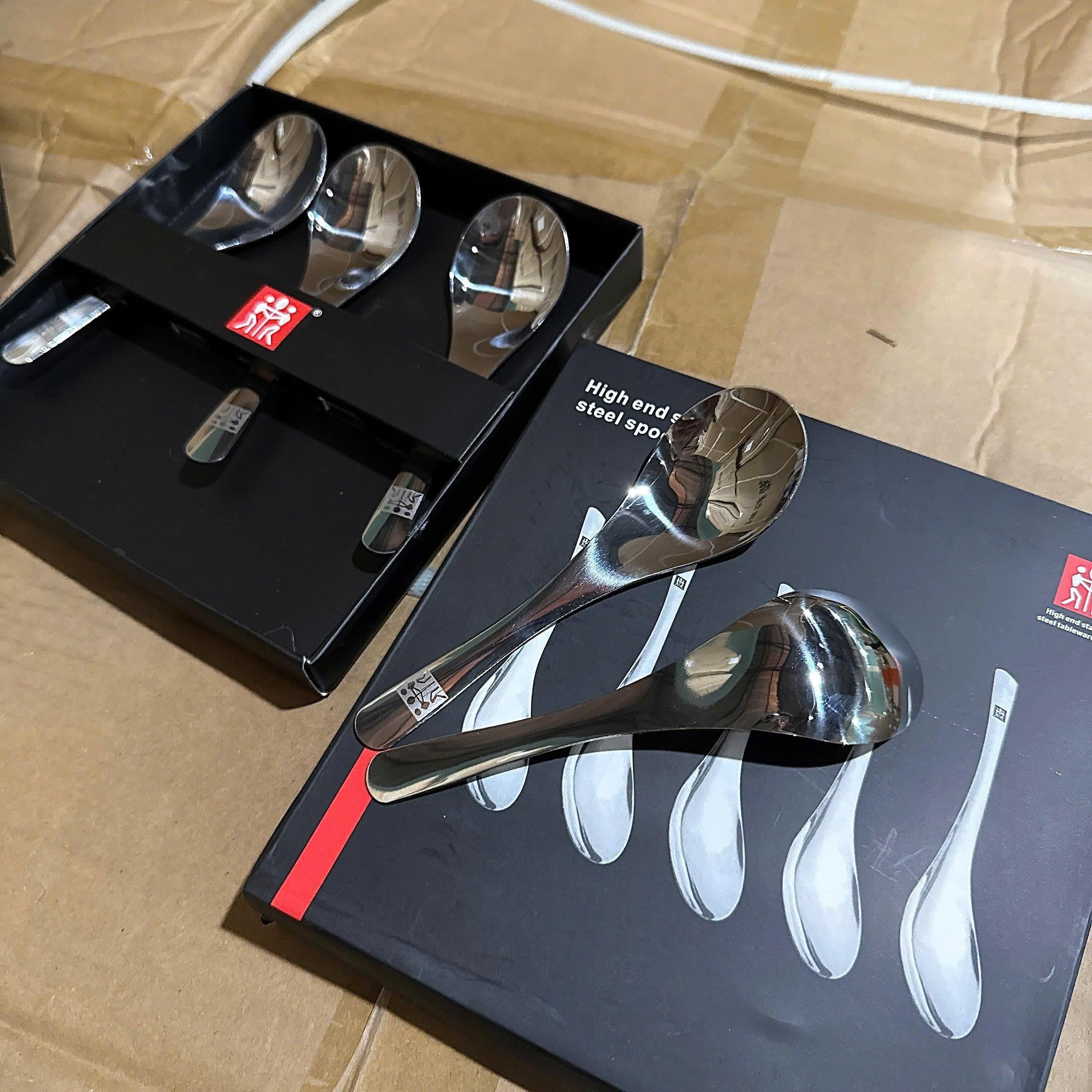 [160] Set 5 Muỗng Inox Zwilling - Kiểu Ngắn