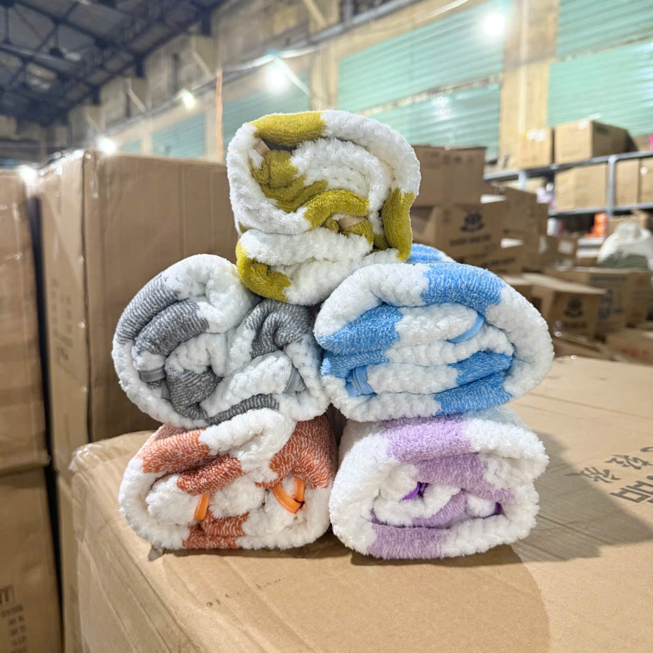 [200] Khăn Tắm Sọc Hàn Quốc