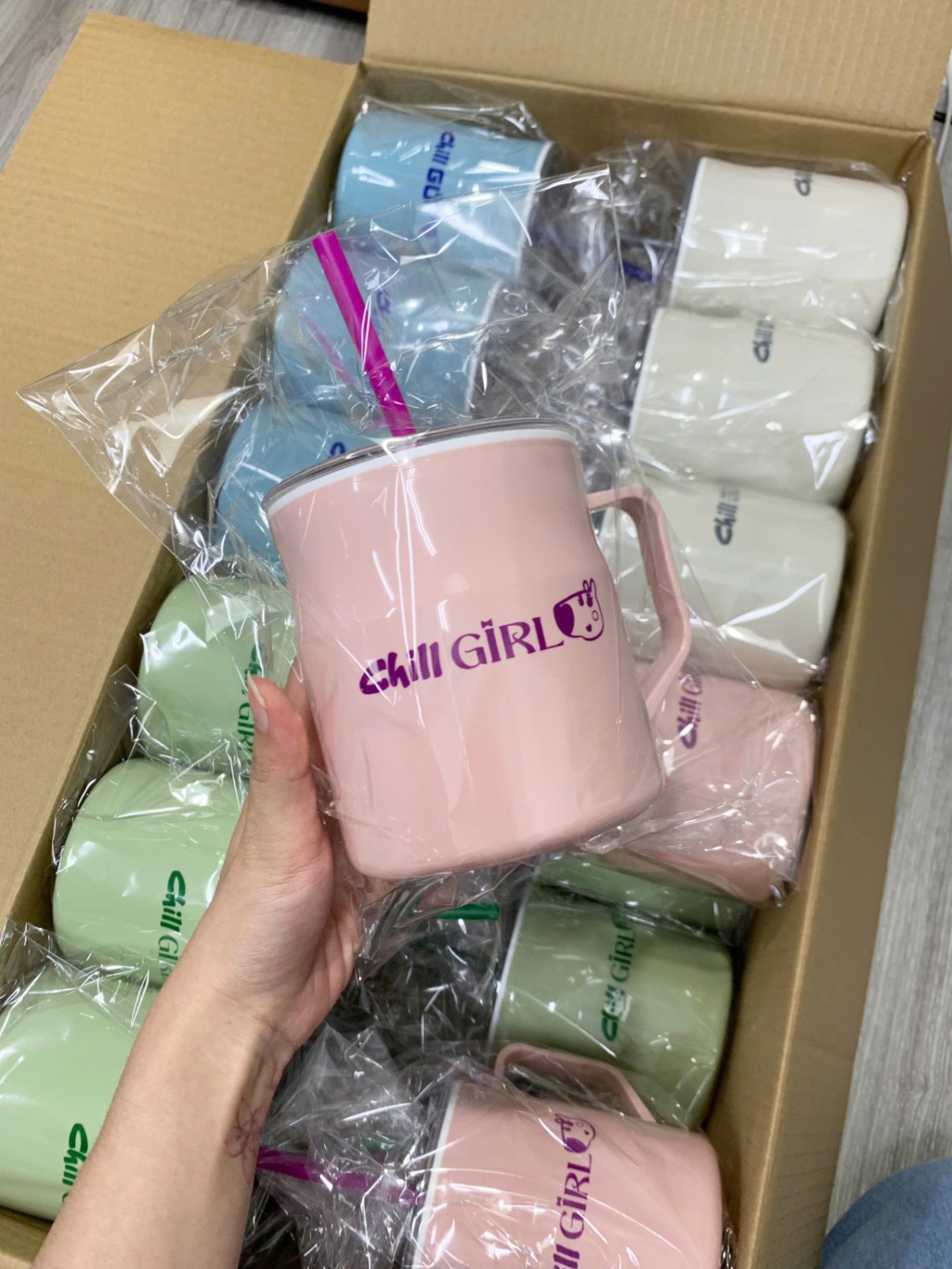 [24] Ly Quai 2 lớp Chill Guy 700ml
