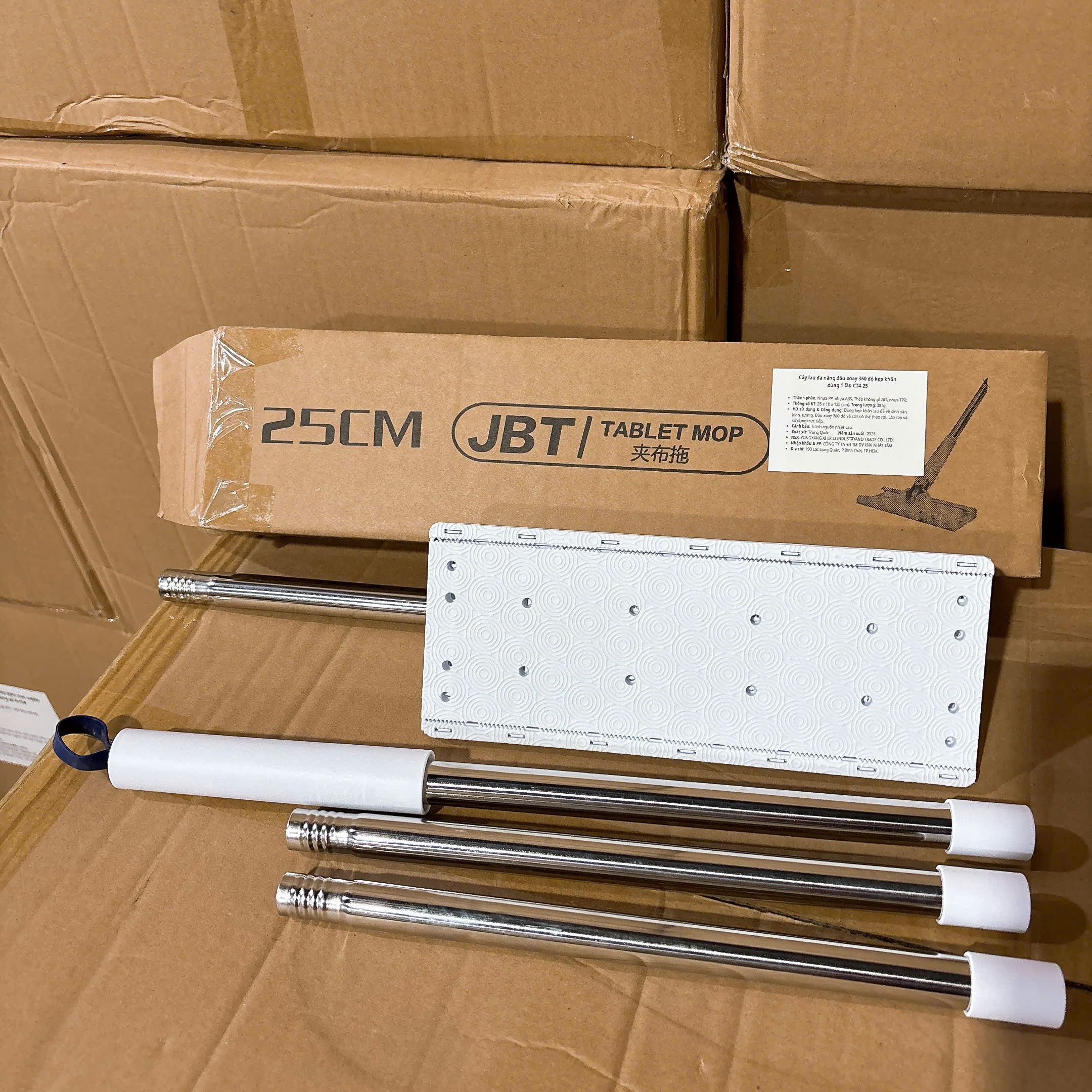 [30] Cây Lau Kẹp Khăn Đa Năng XiLi CT4-25