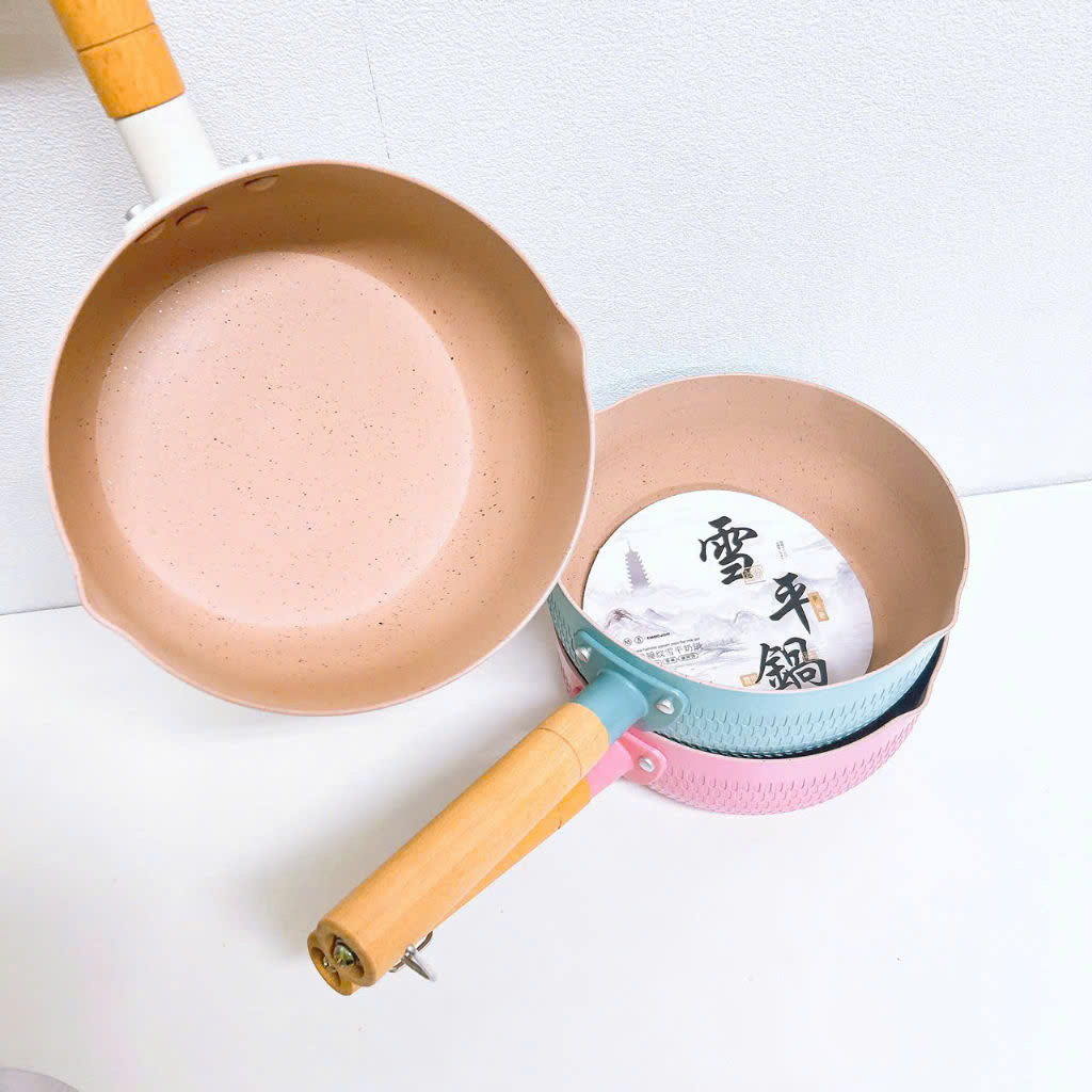 [40] Chảo Đá Màu Sắc Sâu Lòng 18cm