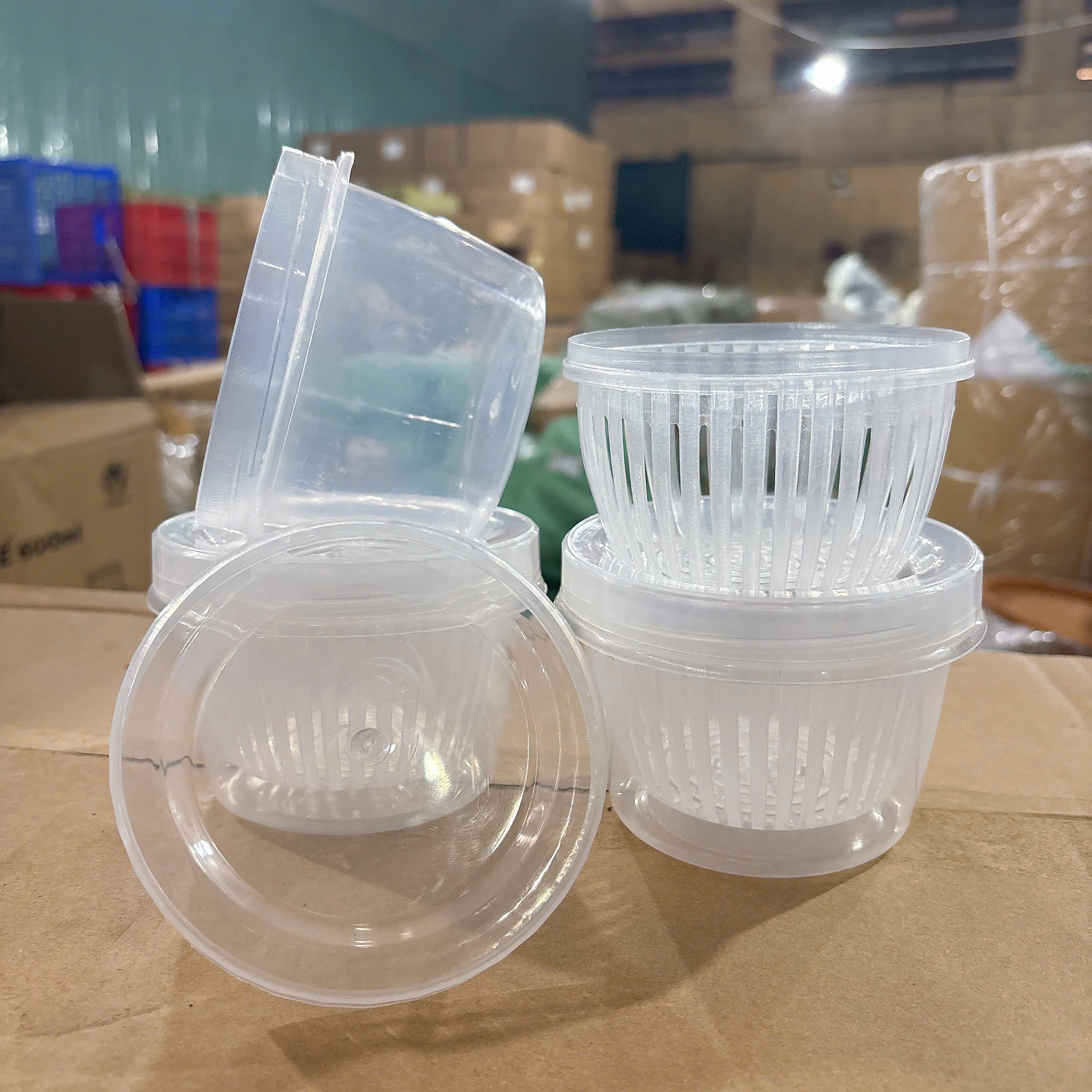[432] Hộp Rổ Nhựa 2 Lớp Đựng Hành Tỏi