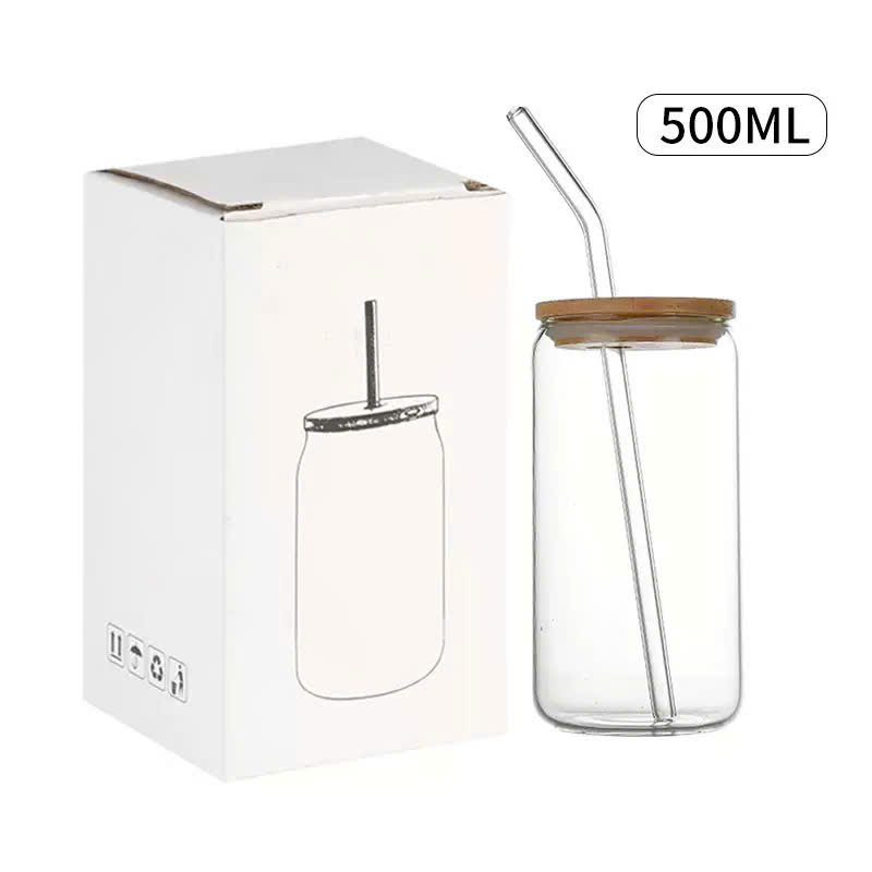 [58] Cốc Thuỷ Tinh Nắp Gỗ 500ml