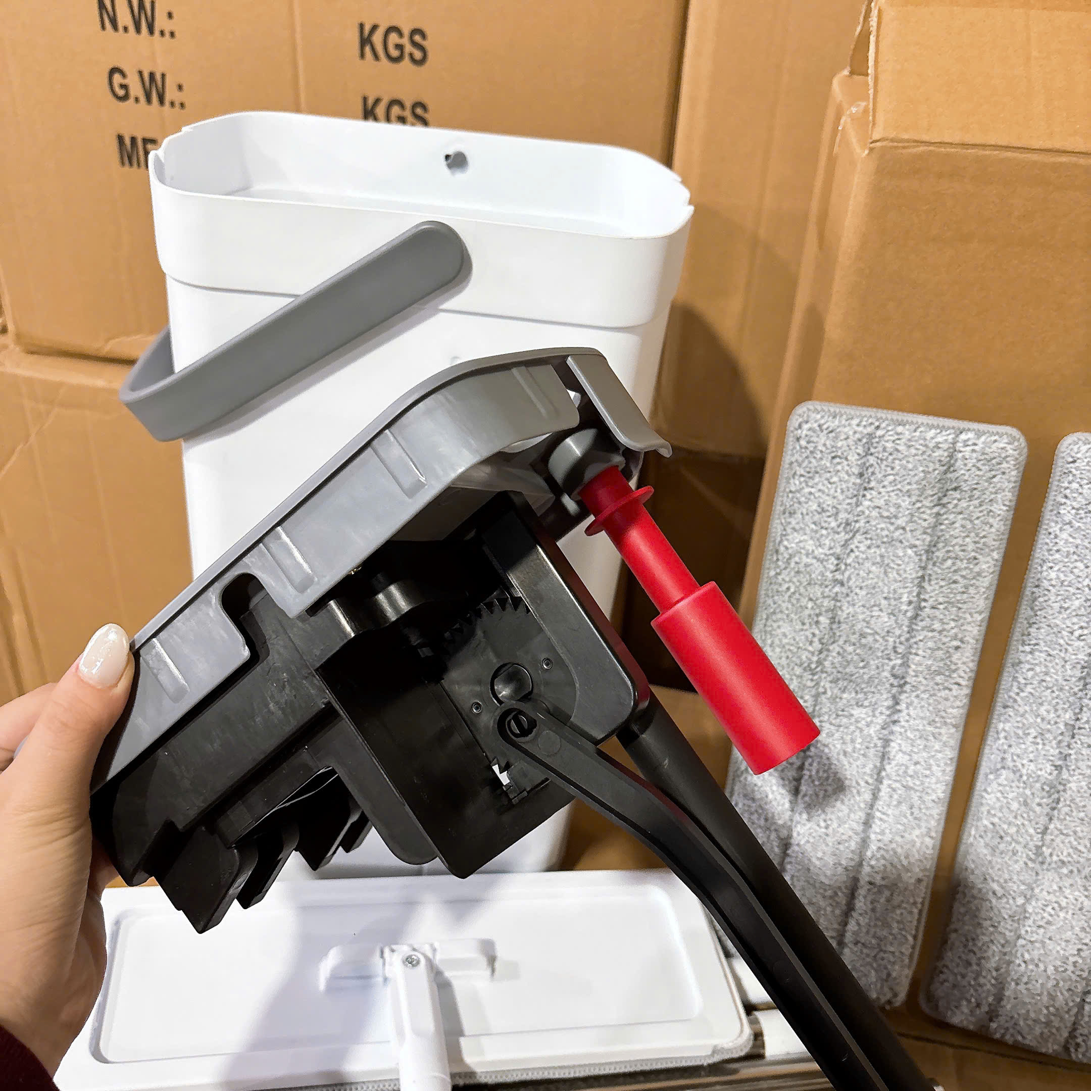 [6] Bộ Cây Lau Nhà Vắt Phẳng Tách Bẩn XiLi G160
