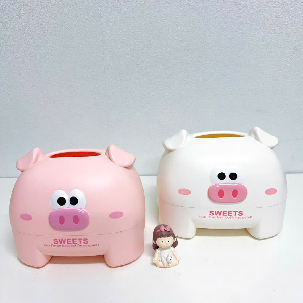 [60] Hộp Đựng Giấy Hình Heo Cute